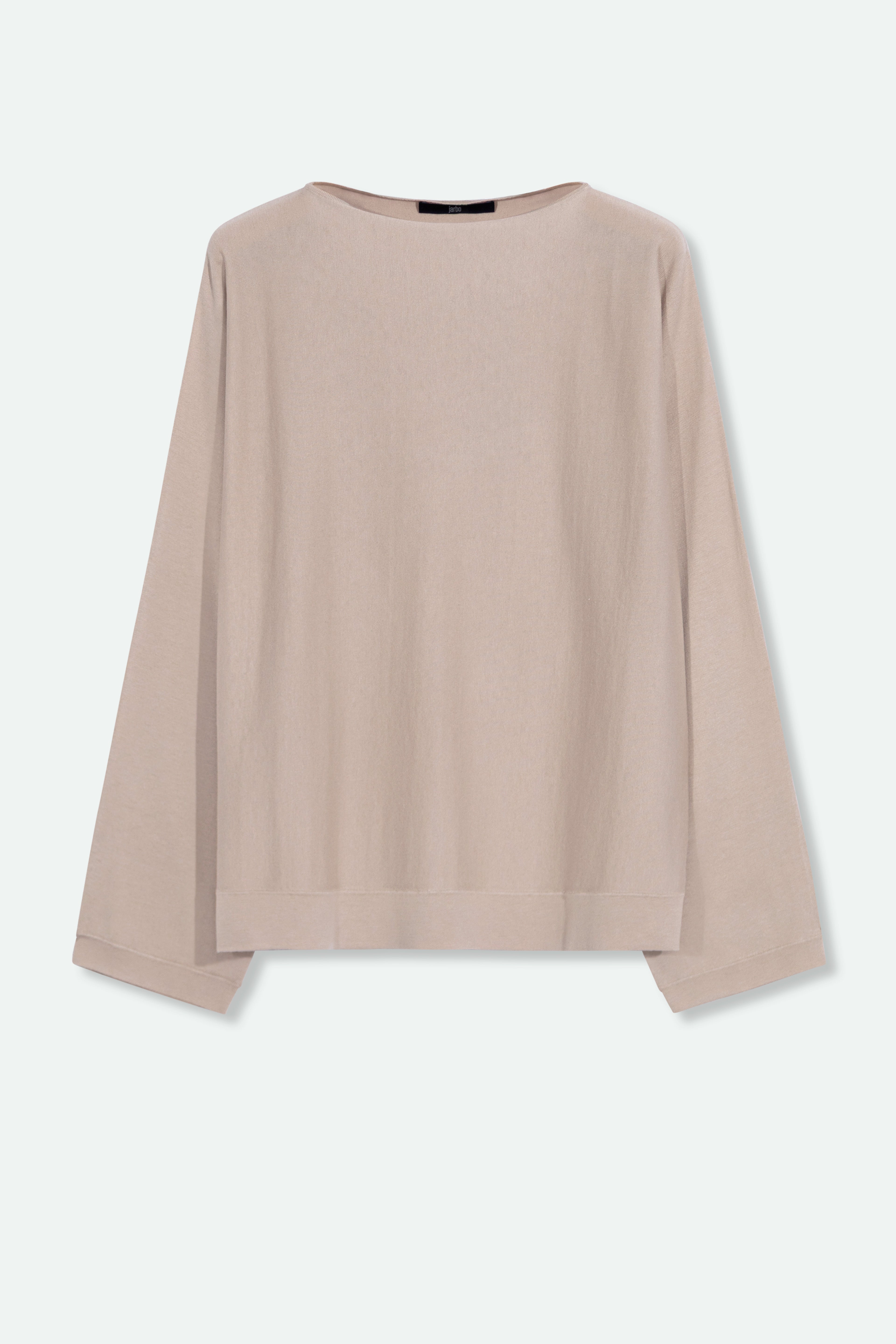 MAREN DOLMAN TOP IN FINE GAUGE ITALIAN SILK COTTON - Jarbo