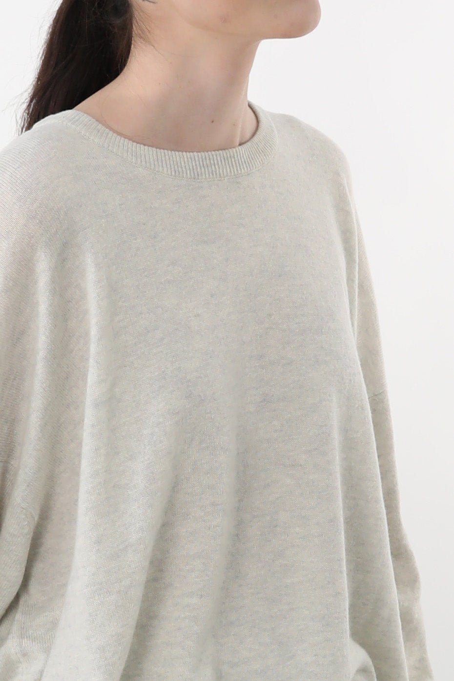 MARLOW OVERSIZED BOXY CREW IN CASHMERE BLEND - Jarbo