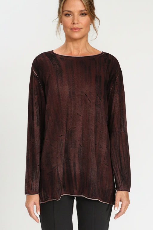 MATTIA RELAXED CREW IN HAND - DYED CASHMERE - Jarbo