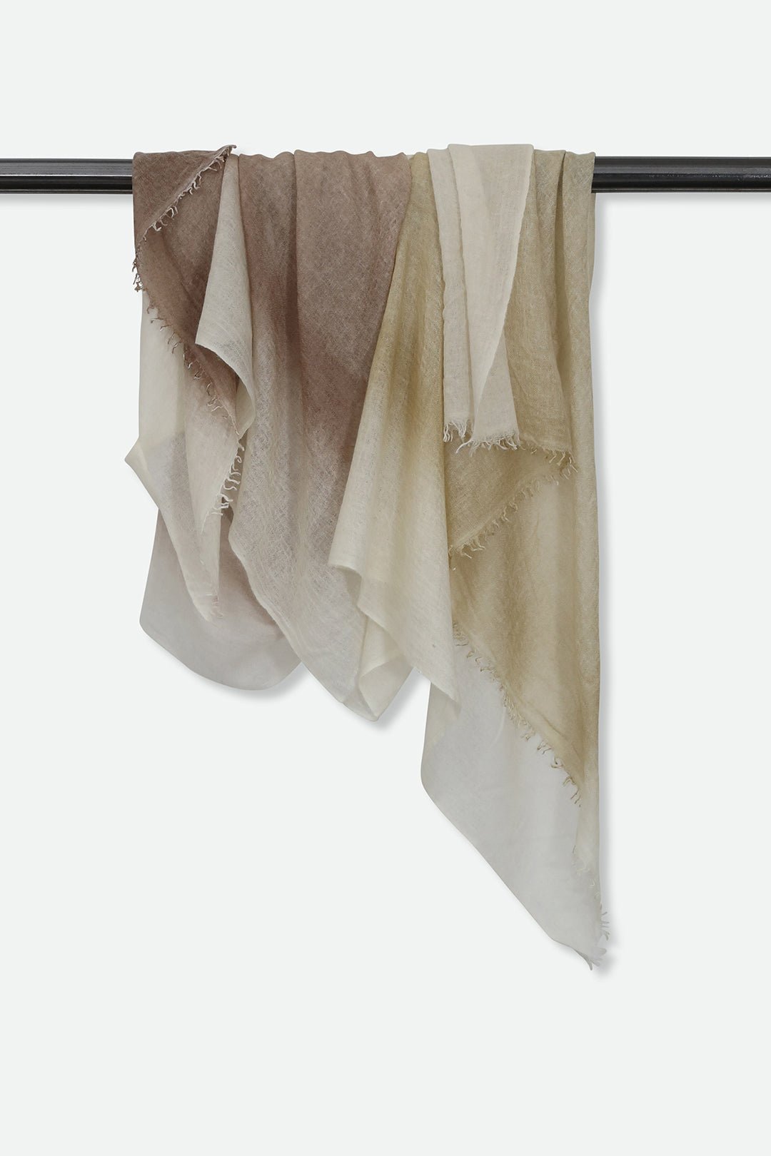 MELOR SAND BUFF SCARF IN HAND DYED CASHMERE - Jarbo