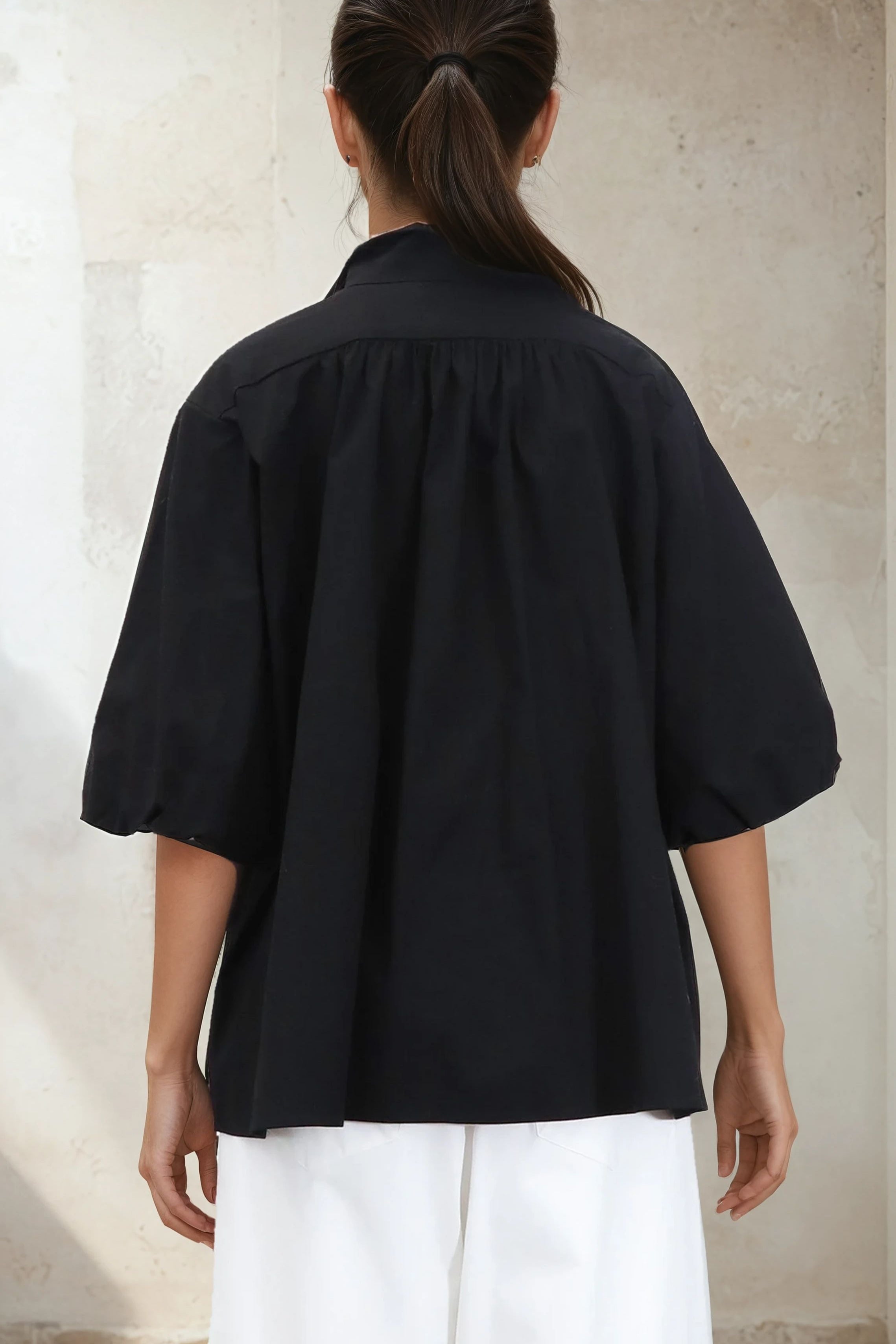 MIA SHIRT IN ITALIAN COTTON - Jarbo