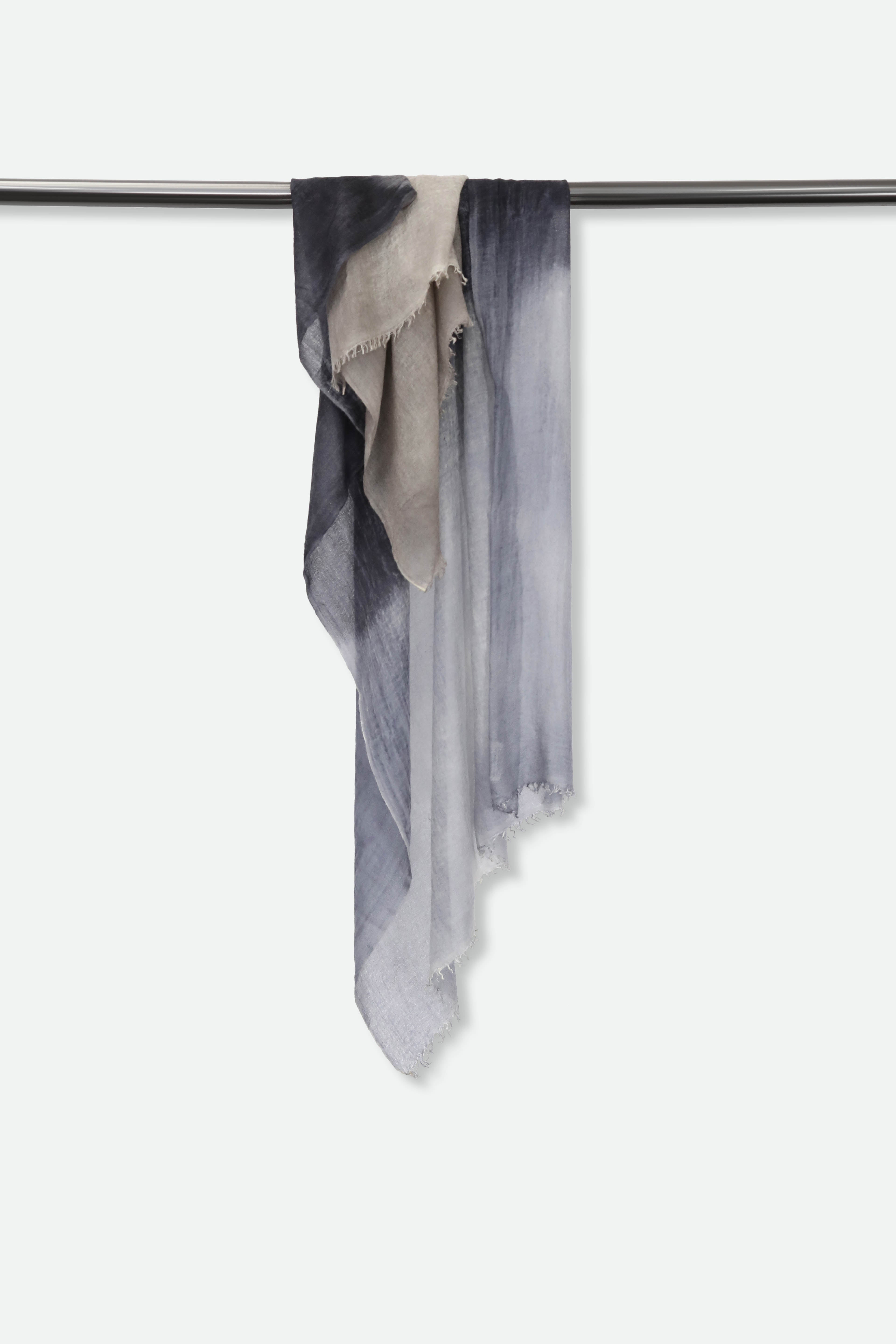 MIDGREY SCARF IN HAND DYED CASHMERE - Jarbo