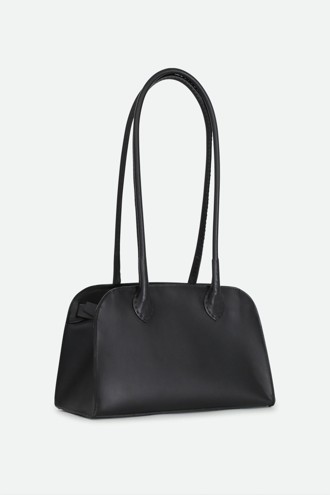 ARDEN 12 BAG IN BLACK FRENCH BARENIA LEATHER