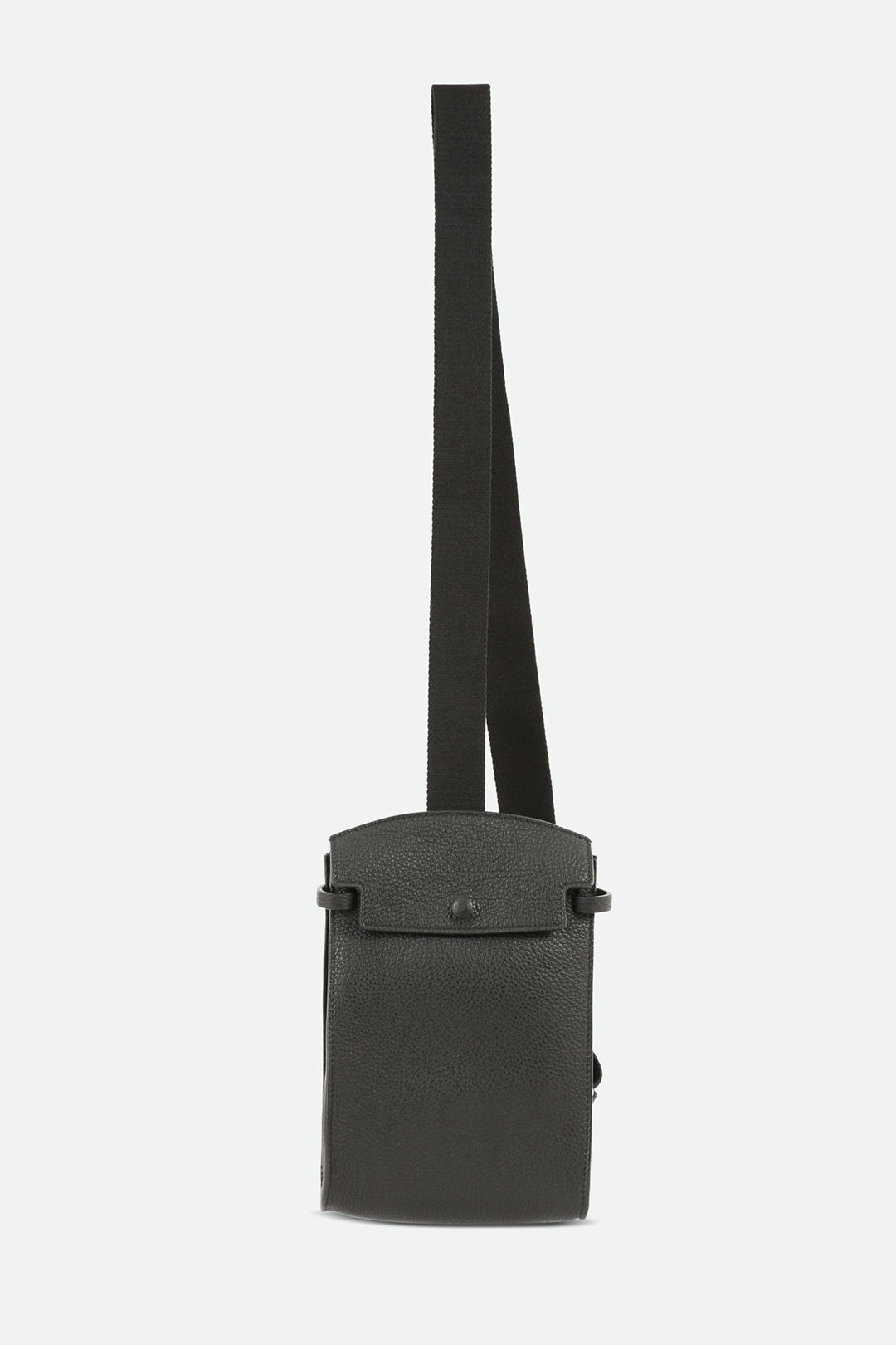 MONZA ITALIAN LEATHER CROSSBODY BLACK - Jarbo