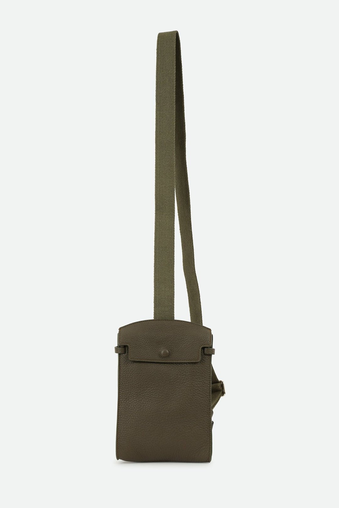 MONZA ITALIAN LEATHER CROSSBODY OLIVE - Jarbo