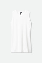 MUSCLE TANK HIP LENGTH IN PIMA COTTON STRETCH
