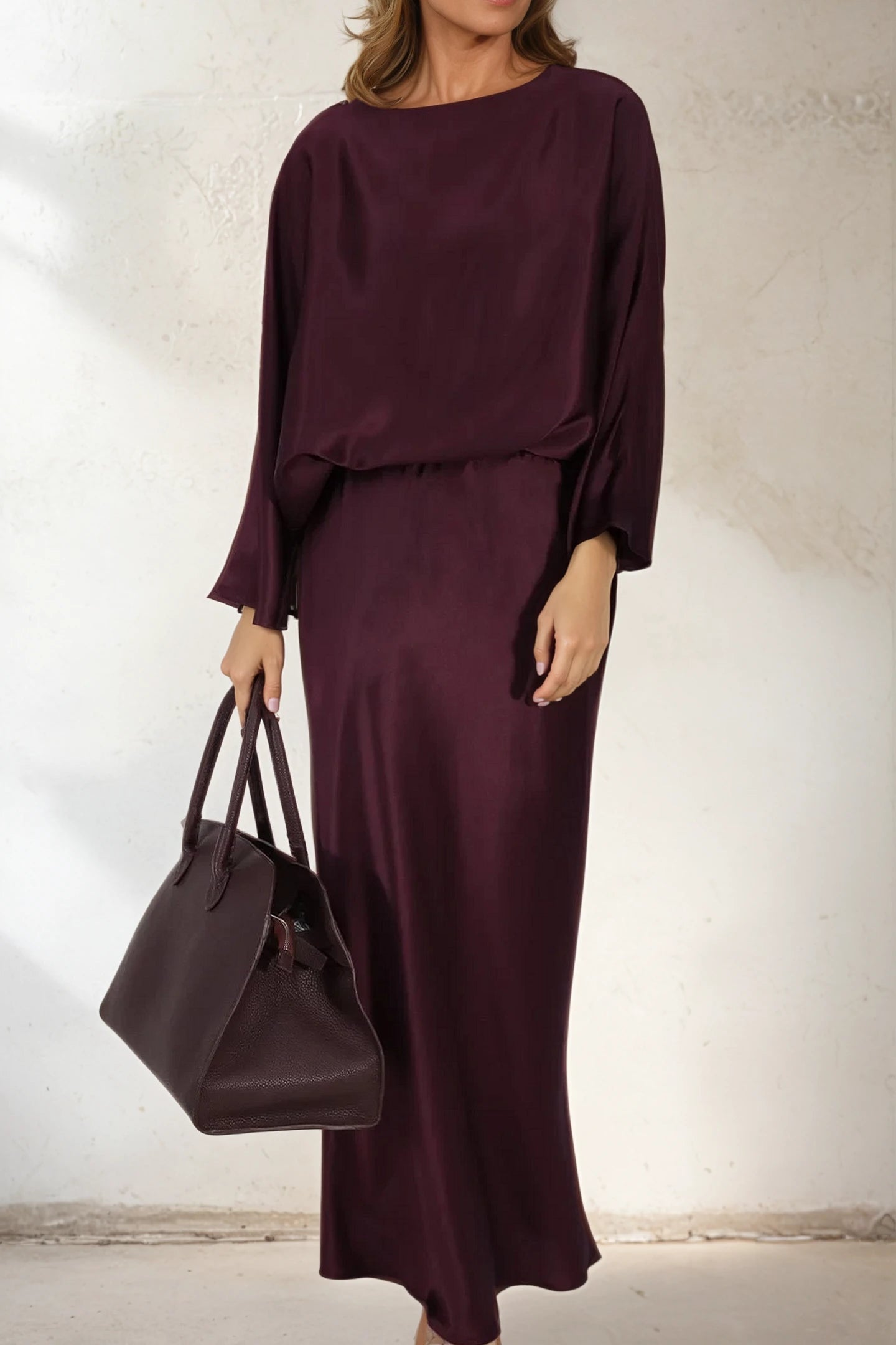 NALA BIAS SKIRT IN SILK CHARMEUSE - Jarbo
