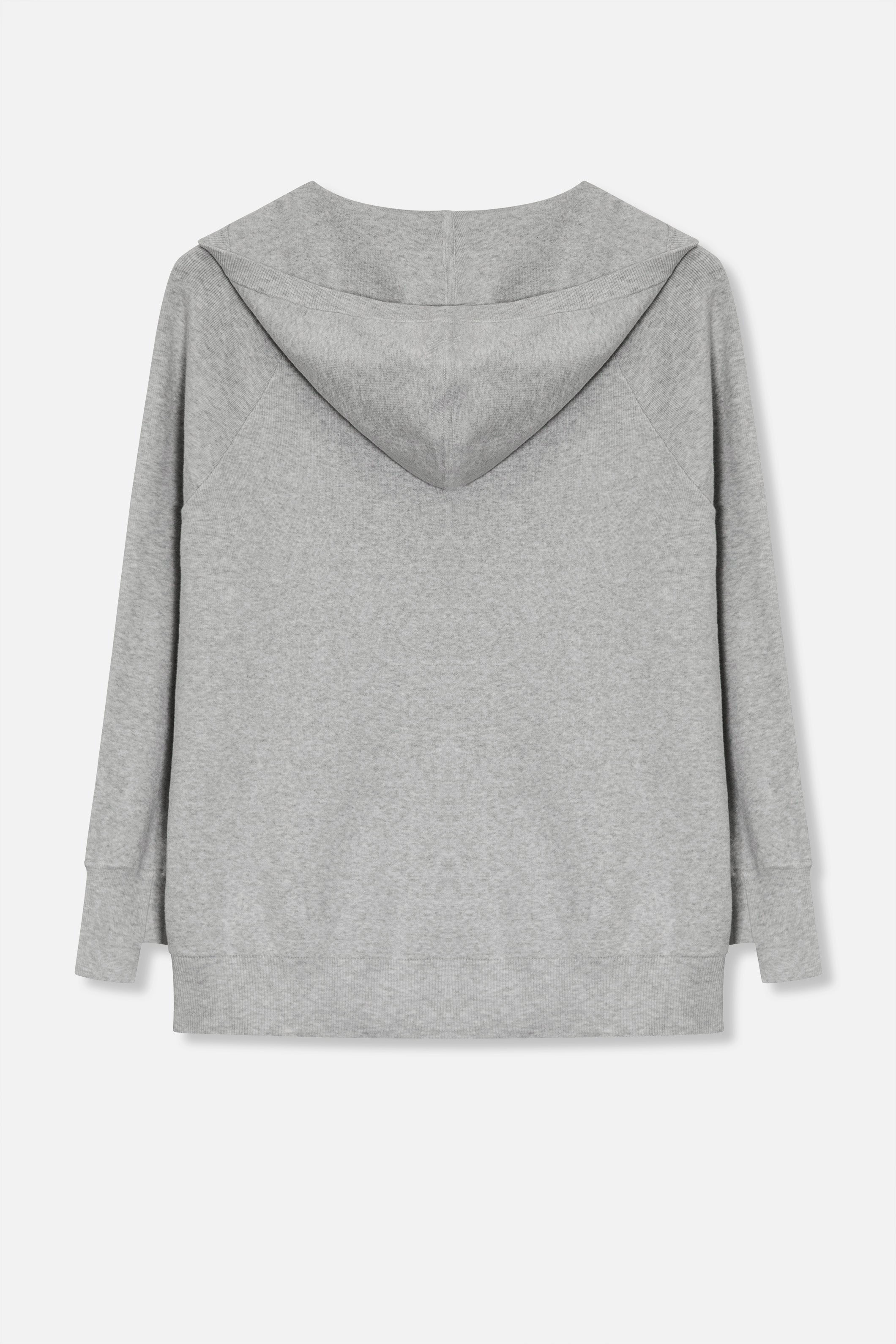 PADMA PULLOVER HOODIE IN DOUBLE KNIT HEATHER PIMA COTTON STRETCH LIMITED EDITION COLORS - Jarbo