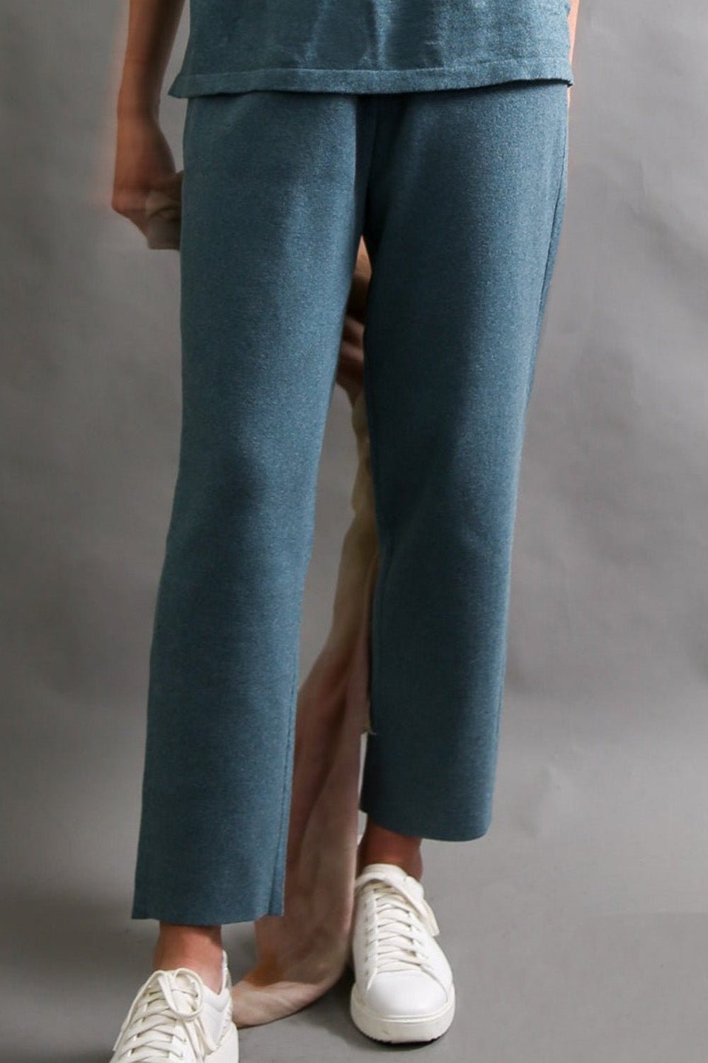 PAIGE PANT IN DOUBLE KNIT HEATHERED PIMA COTTON LIMITED EDITION COLORS - Jarbo