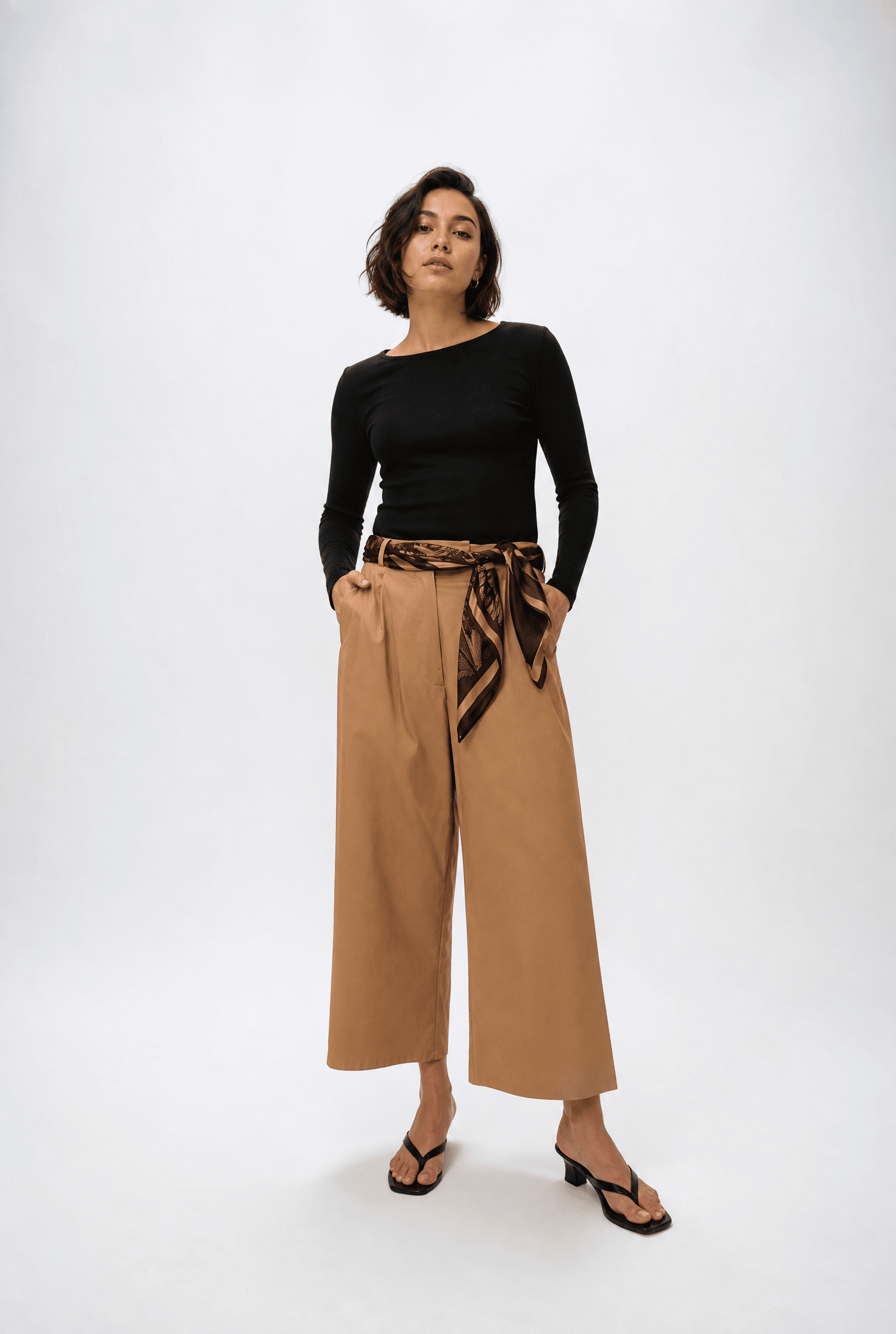 PALMER PANT IN ITALIAN COTTON STRETCH - Jarbo