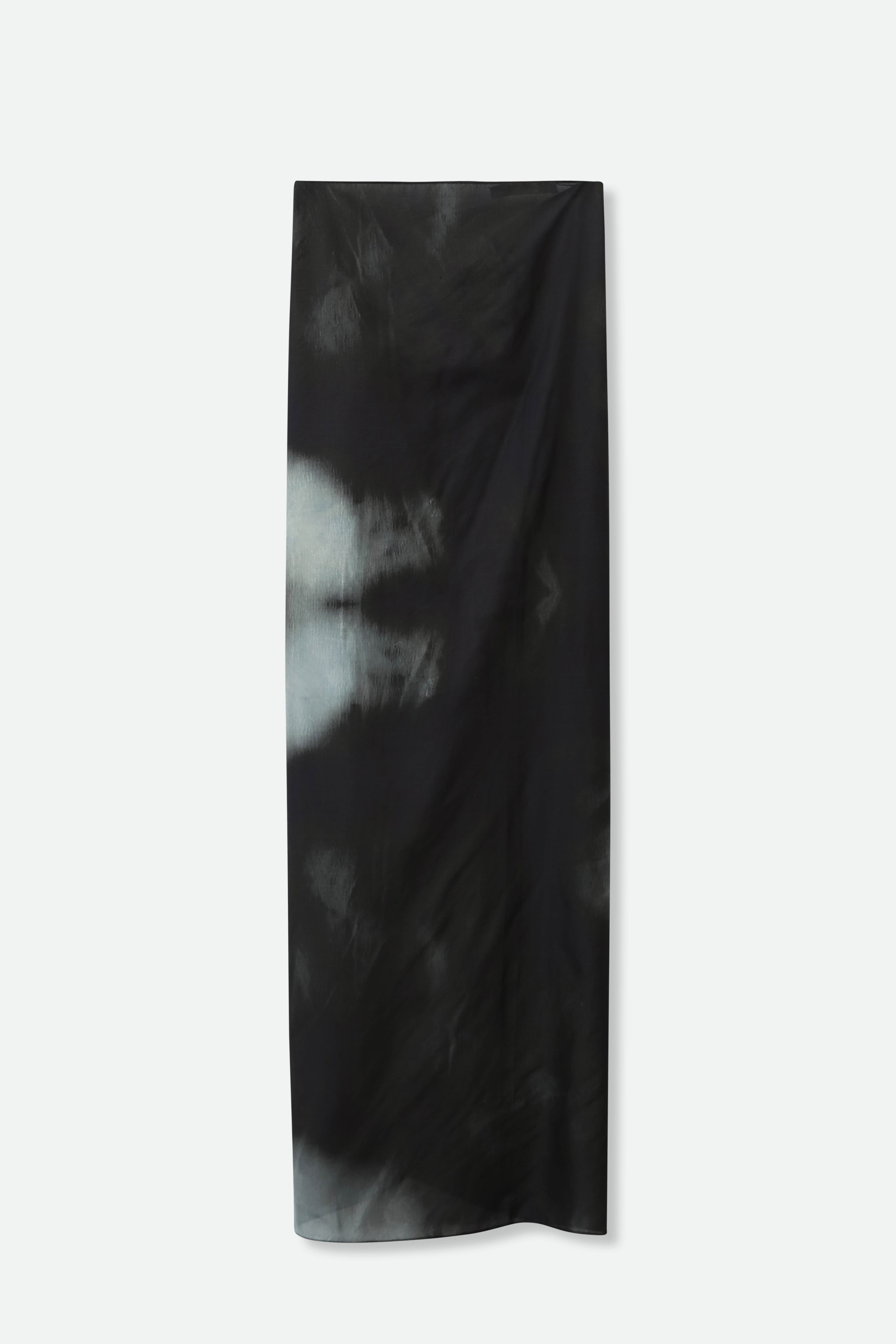 PAREO SKIRT IN HAND - DYED SILK IN NIGHT SHADOW - Jarbo