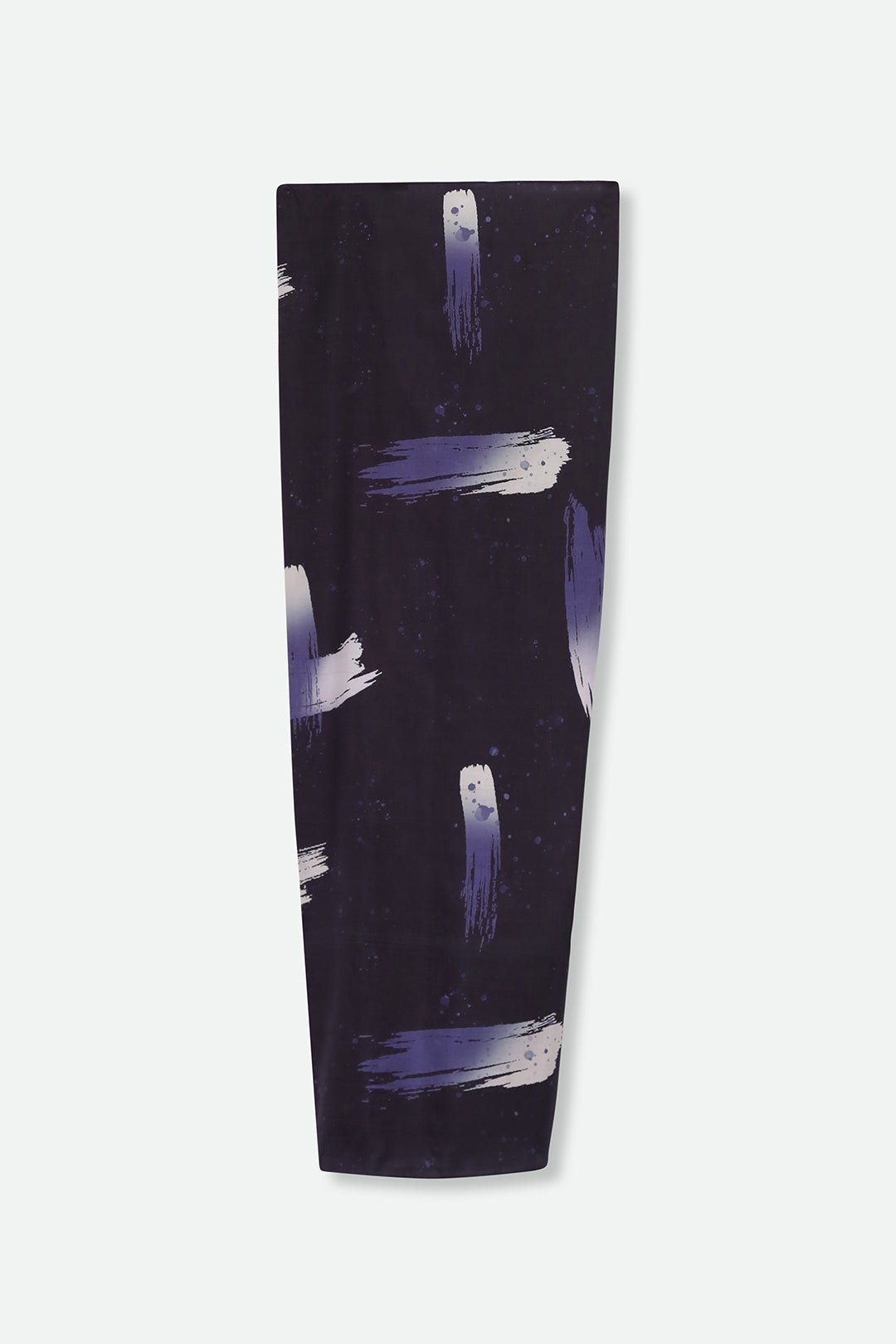 PAREO SKIRT IN HAND - DYED SILK VIOLET BRUSHSTROKE - Jarbo