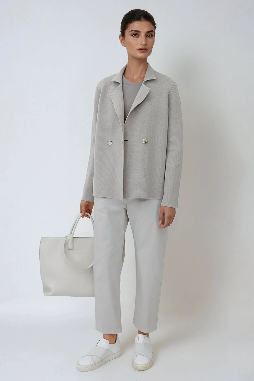 PASCAL BACK SEAMED PANT IN ITALIAN STRETCH COTTON - Jarbo