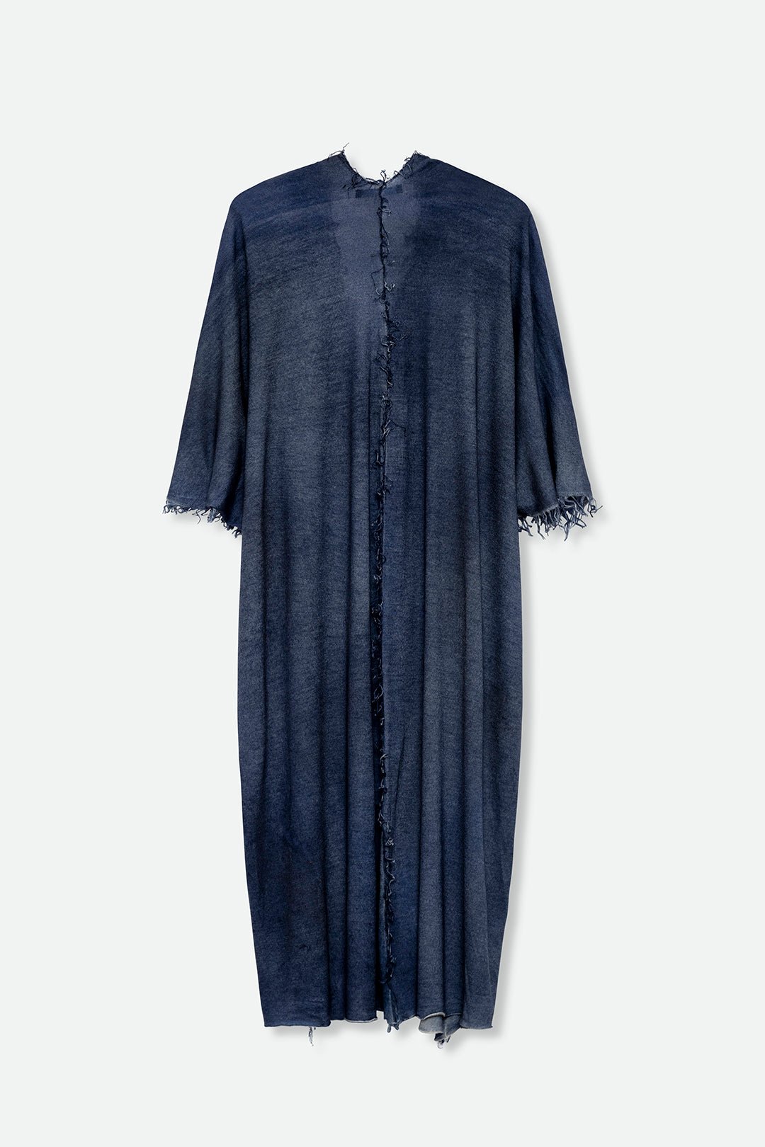 PATNA CARDIGAN IN HAND-DYED CASHMERE MIDNIGHT NAVY - Jarbo