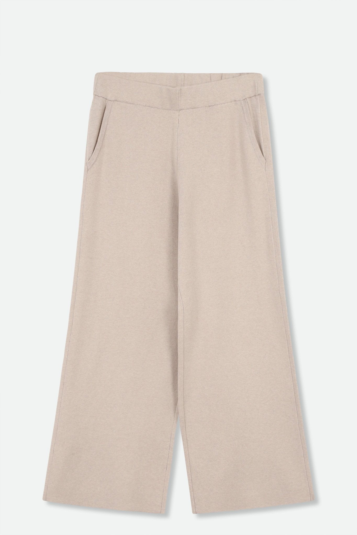 PAYTON WIDE LEG CROP PANT IN KNIT PIMA COTTON LIMITED EDITION COLORS - Jarbo