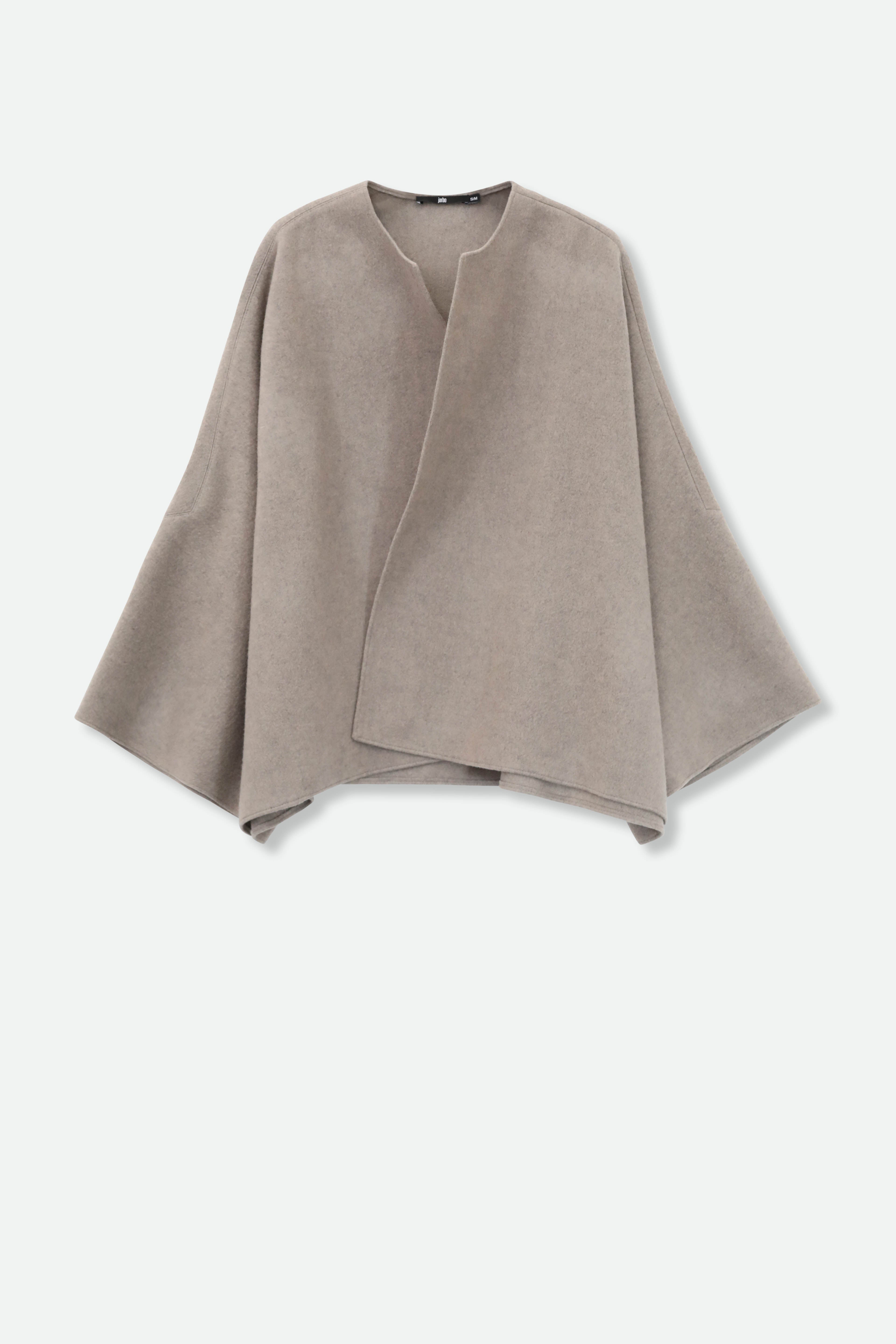 PELLERYN JACKET IN ITALIAN WOOL IN TAUPE - Jarbo