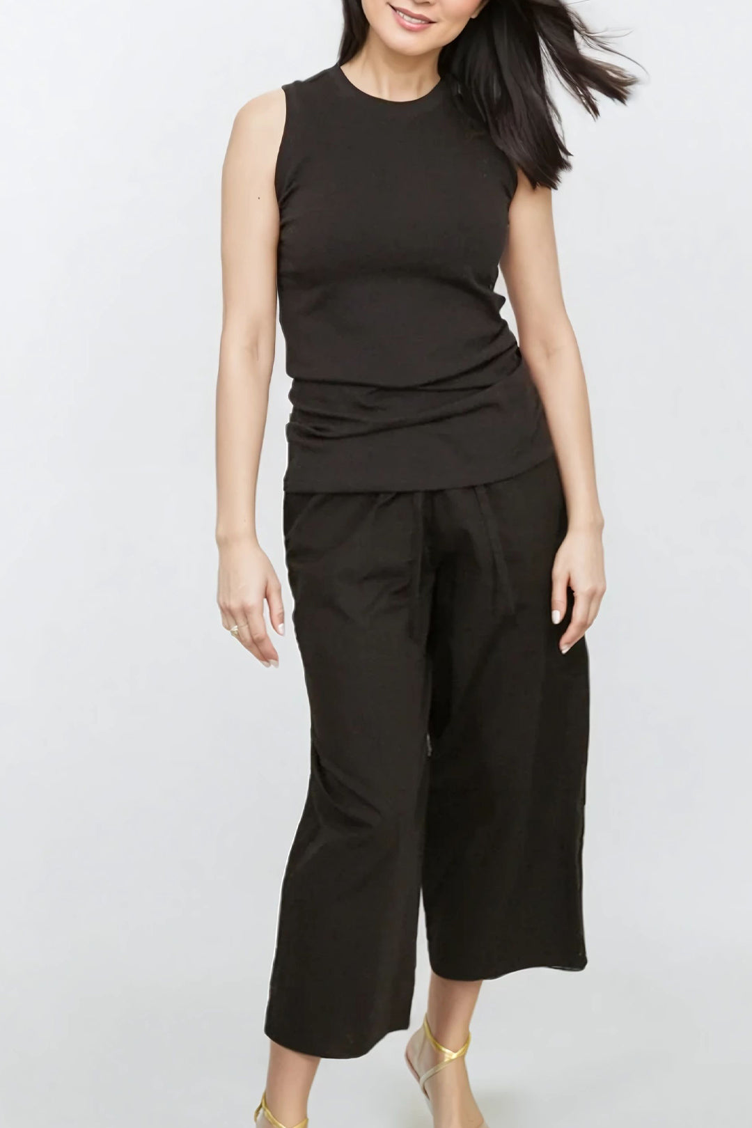 PERCEY CROP PANT IN ITALIAN COTTON