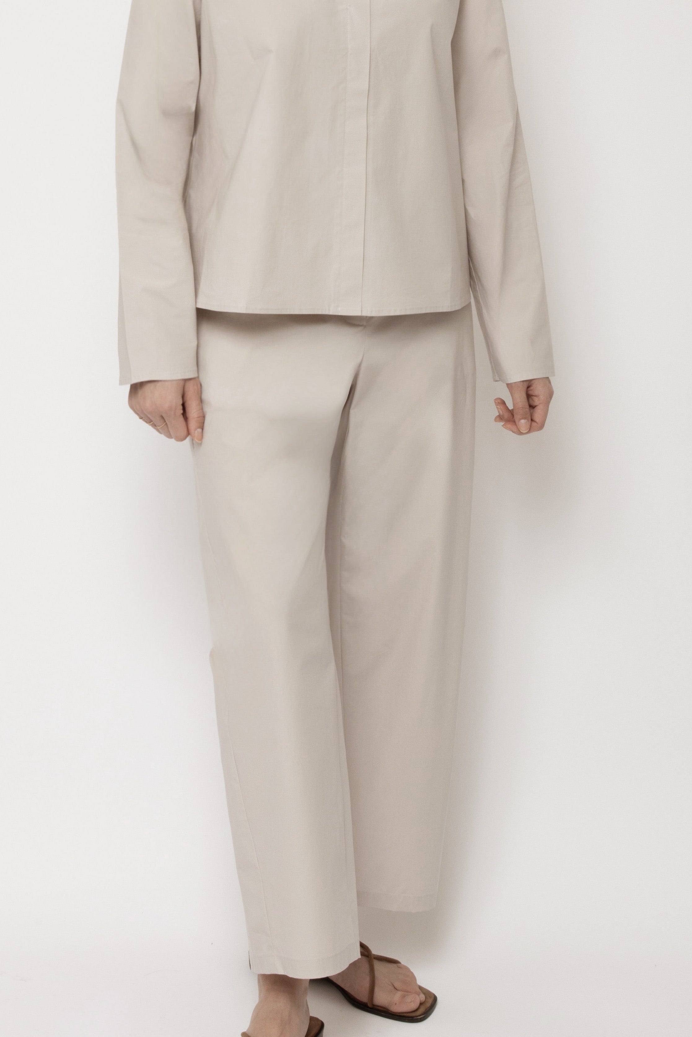 PETRA PANT IN ITALIAN FINE STRETCH COTTON