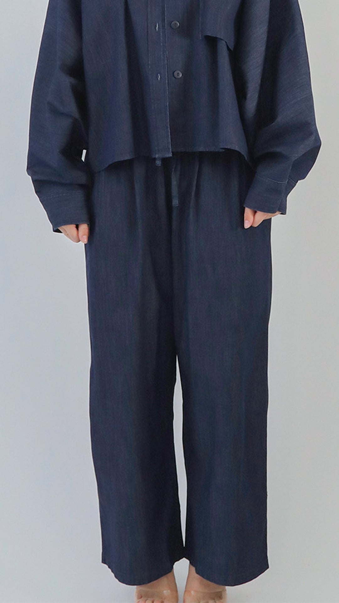 PIERIETTA PANT IN LIGHTWEIGHT INDIGO DENIM - Jarbo