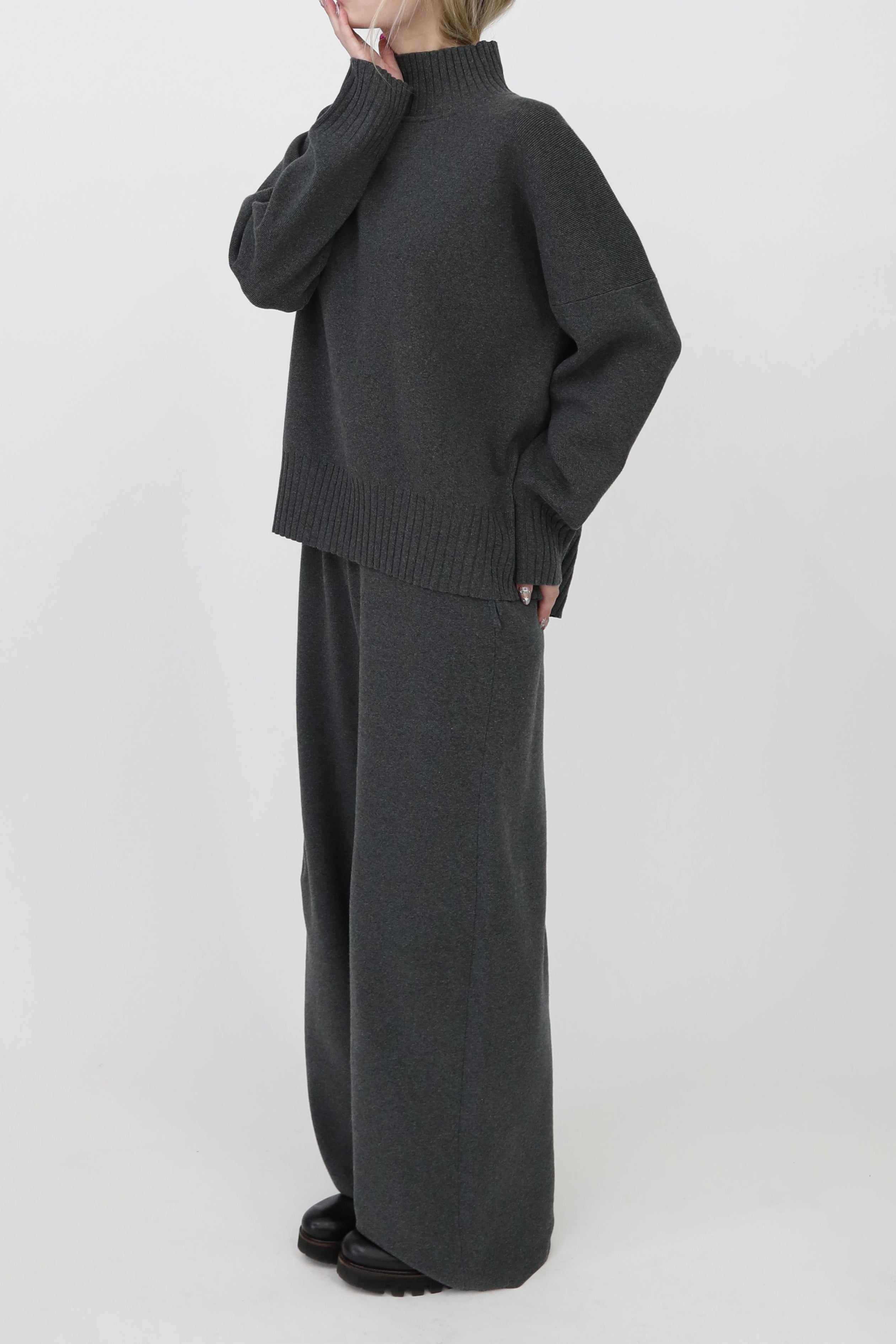 PIERO WIDE LEG PANT 100% ITALIAN COTTON - Jarbo