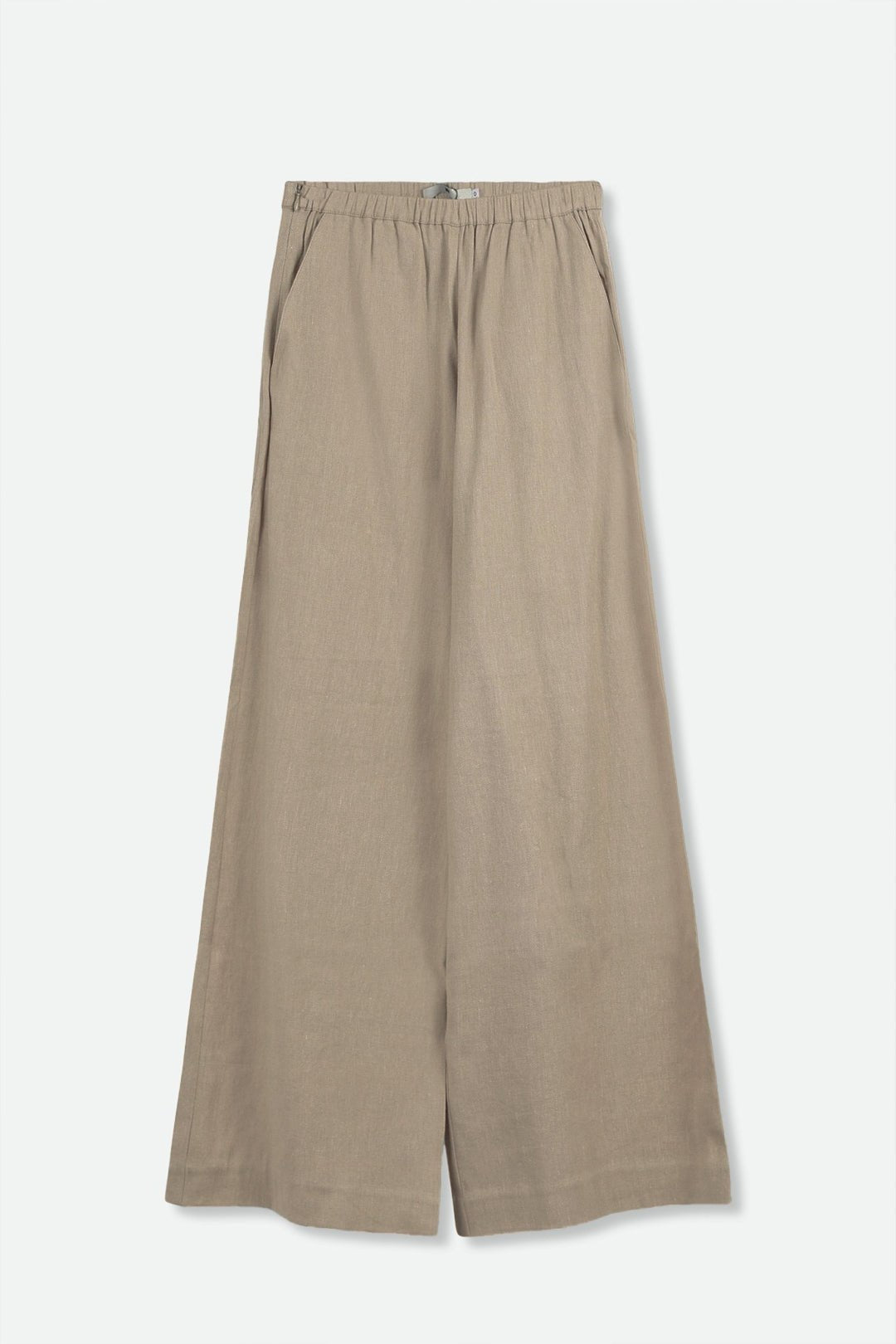 PIETRA WIDE LEG PANT IN LINEN COTTON STRETCH - Jarbo