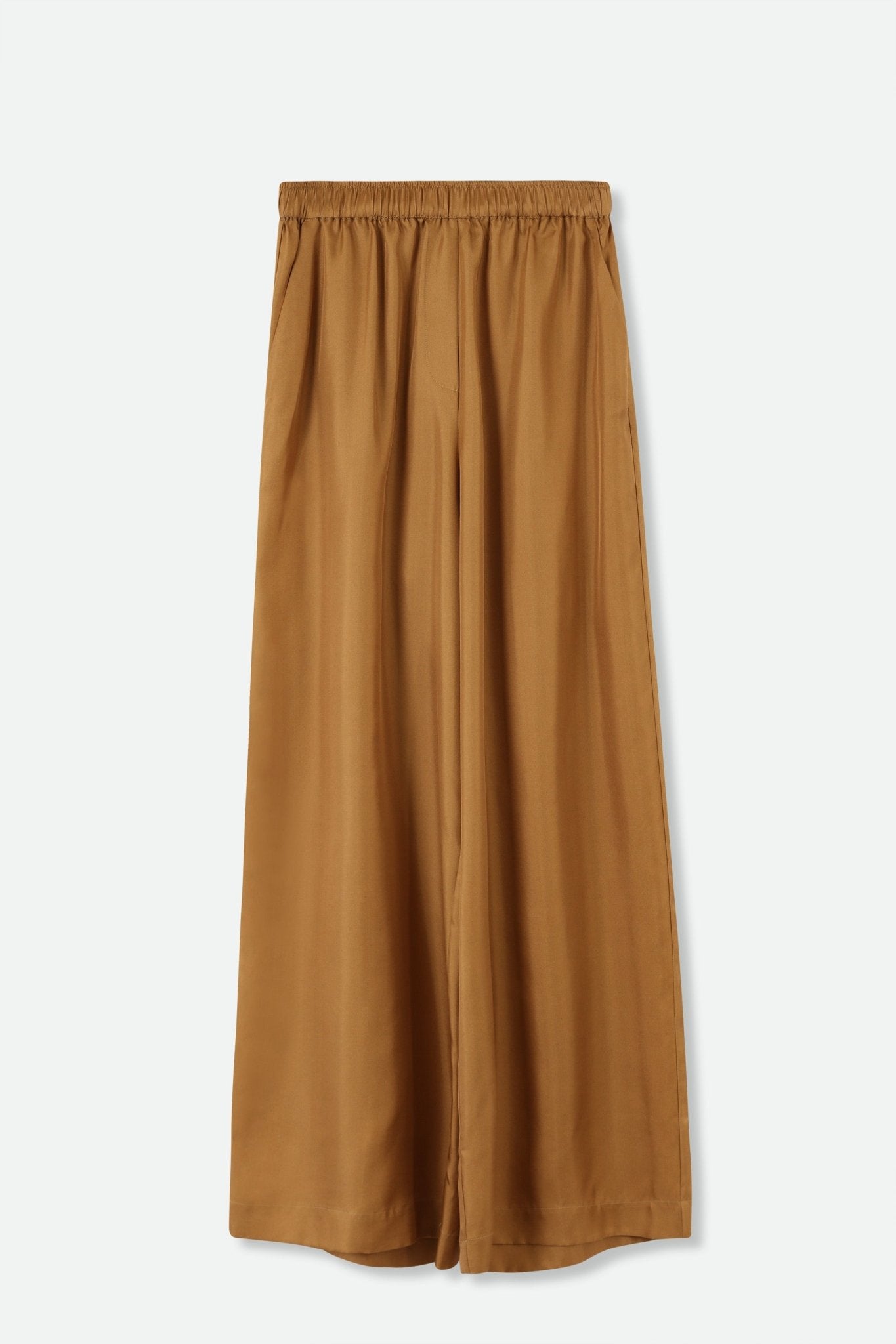 PRIYA SILK TWILL WIDE LEG PANT - Jarbo