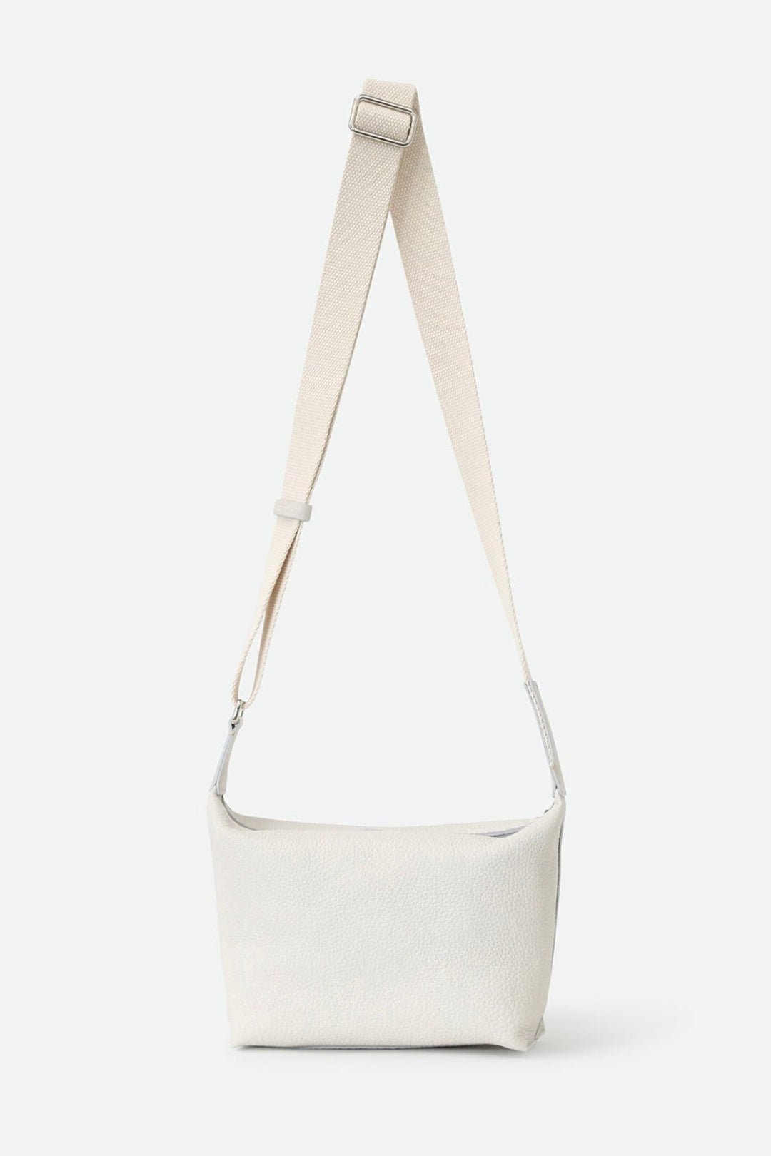 RAVELLO ITALIAN LEATHER HANDBAG IN BUTTER WHITE - Jarbo