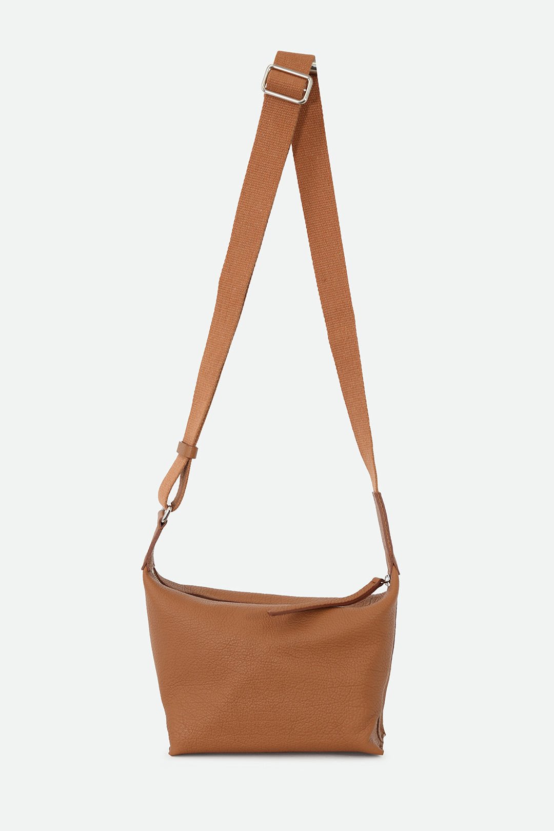 RAVELLO ITALIAN LEATHER HANDBAG IN NATURAL CUOIO - Jarbo