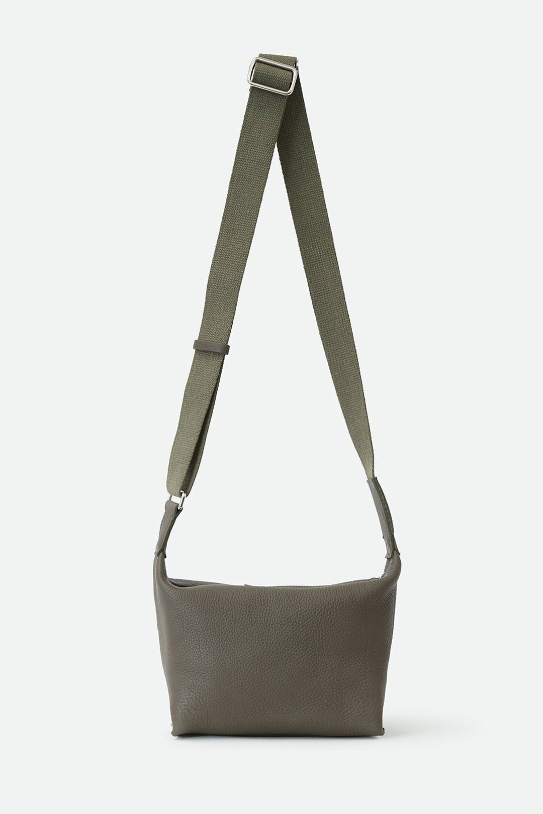 RAVELLO ITALIAN LEATHER HANDBAG IN OLIVE - Jarbo