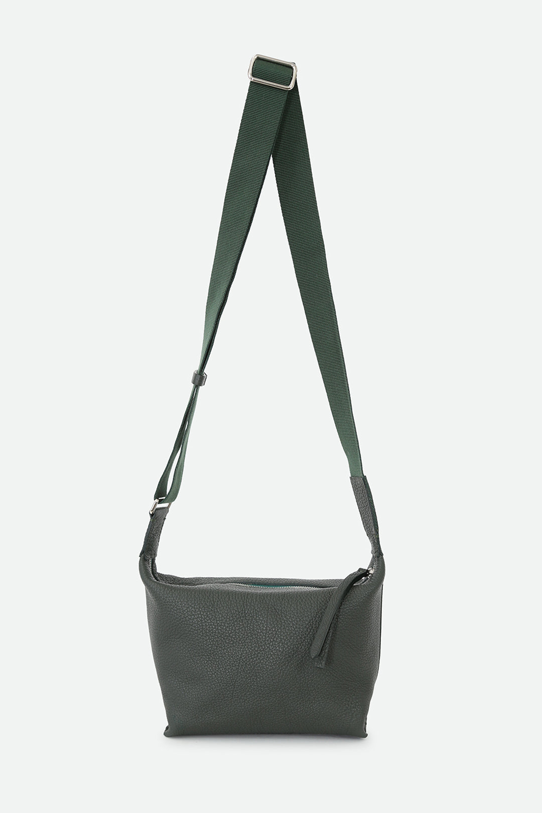 RAVELLO ITALIAN LEATHER HANDBAG IN FOREST