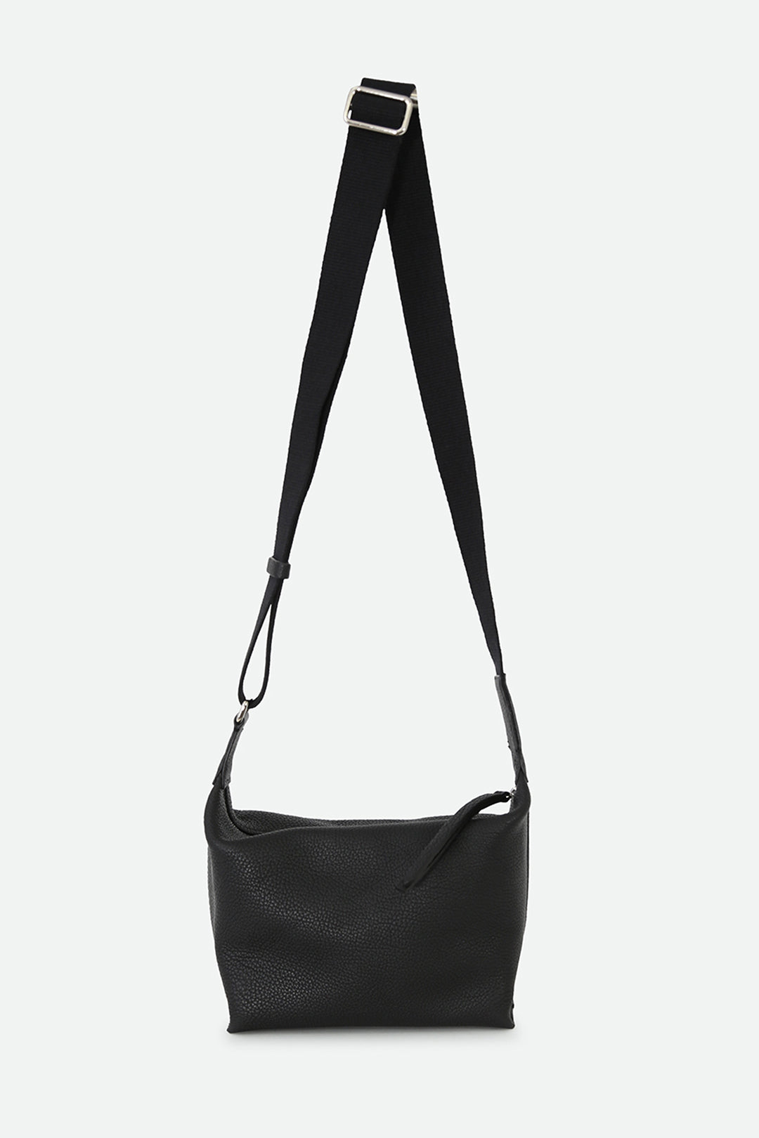 RAVELLO ITALIAN LEATHER HANDBAG IN BLACK