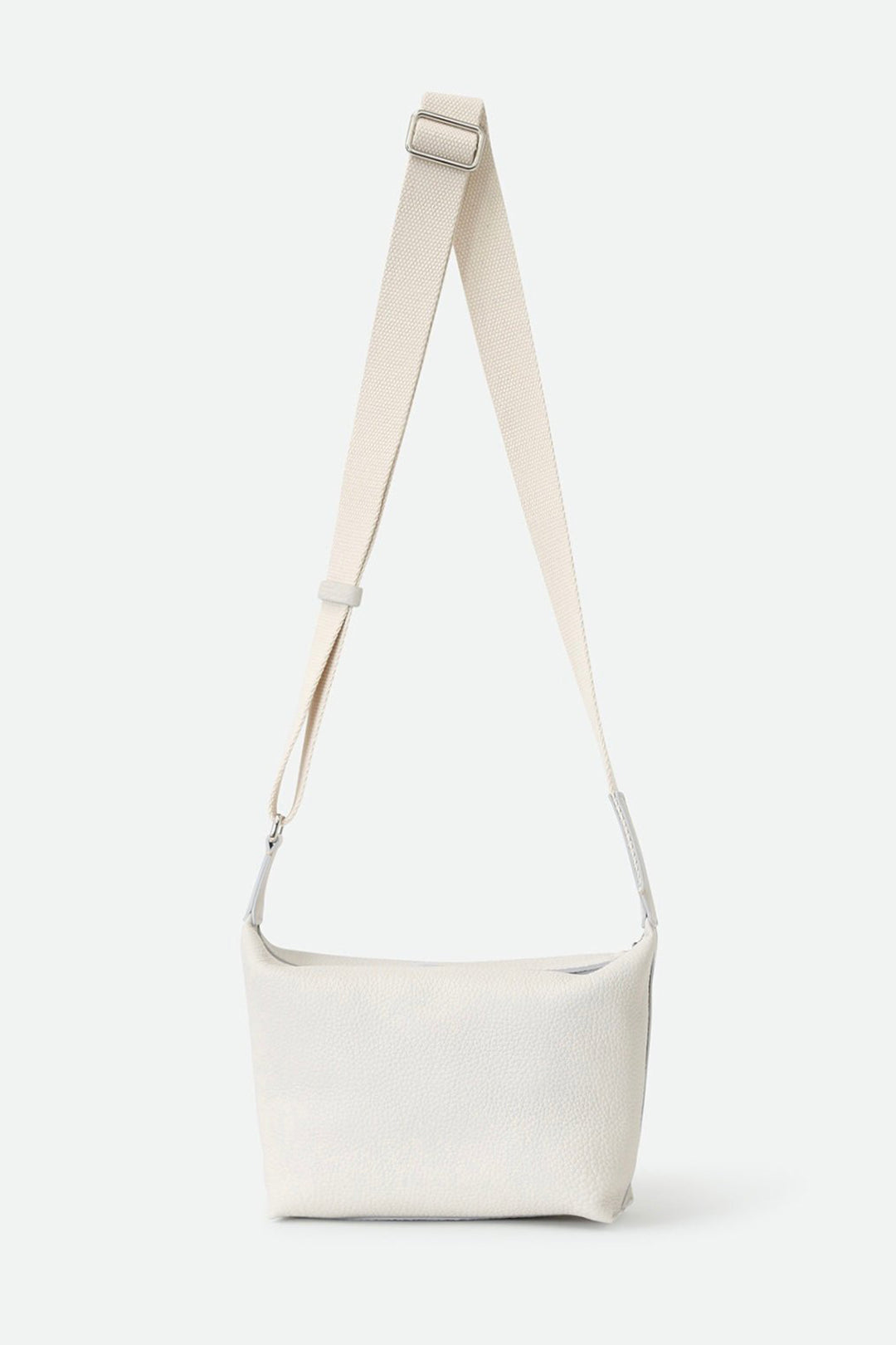 RAVELLO ITALIAN LEATHER HANDBAG IN BUTTER WHITE