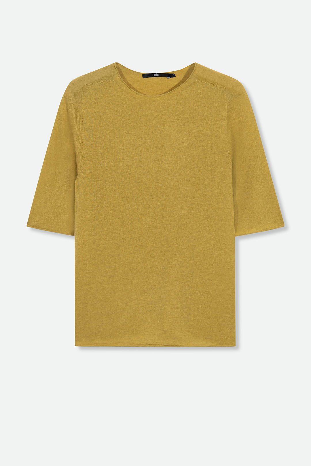 RIAN ROUND NECK IN SEAMLESS SUPERFINE ITALIAN MERINO - Jarbo