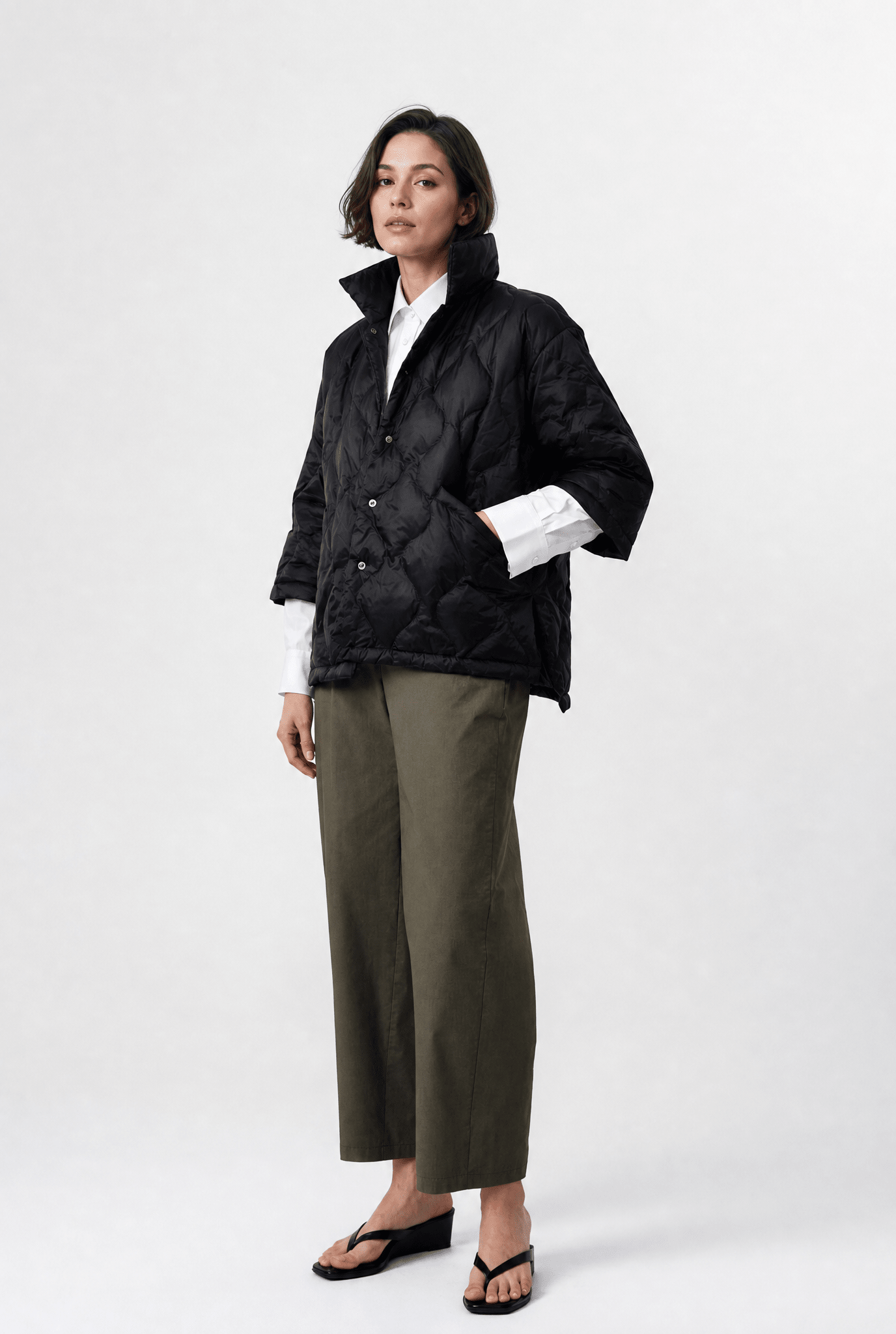 RIMINI CROP GOOSE DOWN JACKET - Jarbo