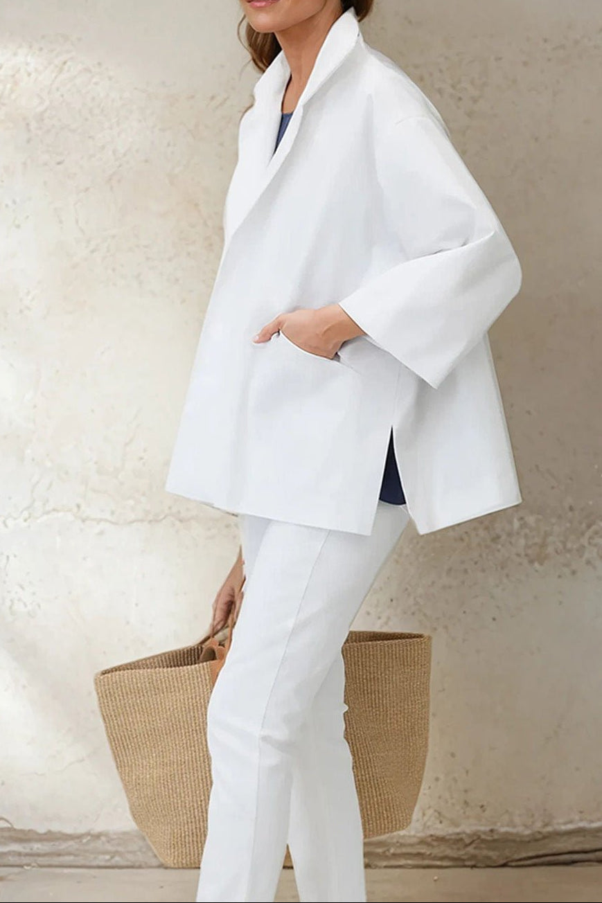 RIMINI JACKET IN ITALIAN STRETCH COTTON - Jarbo