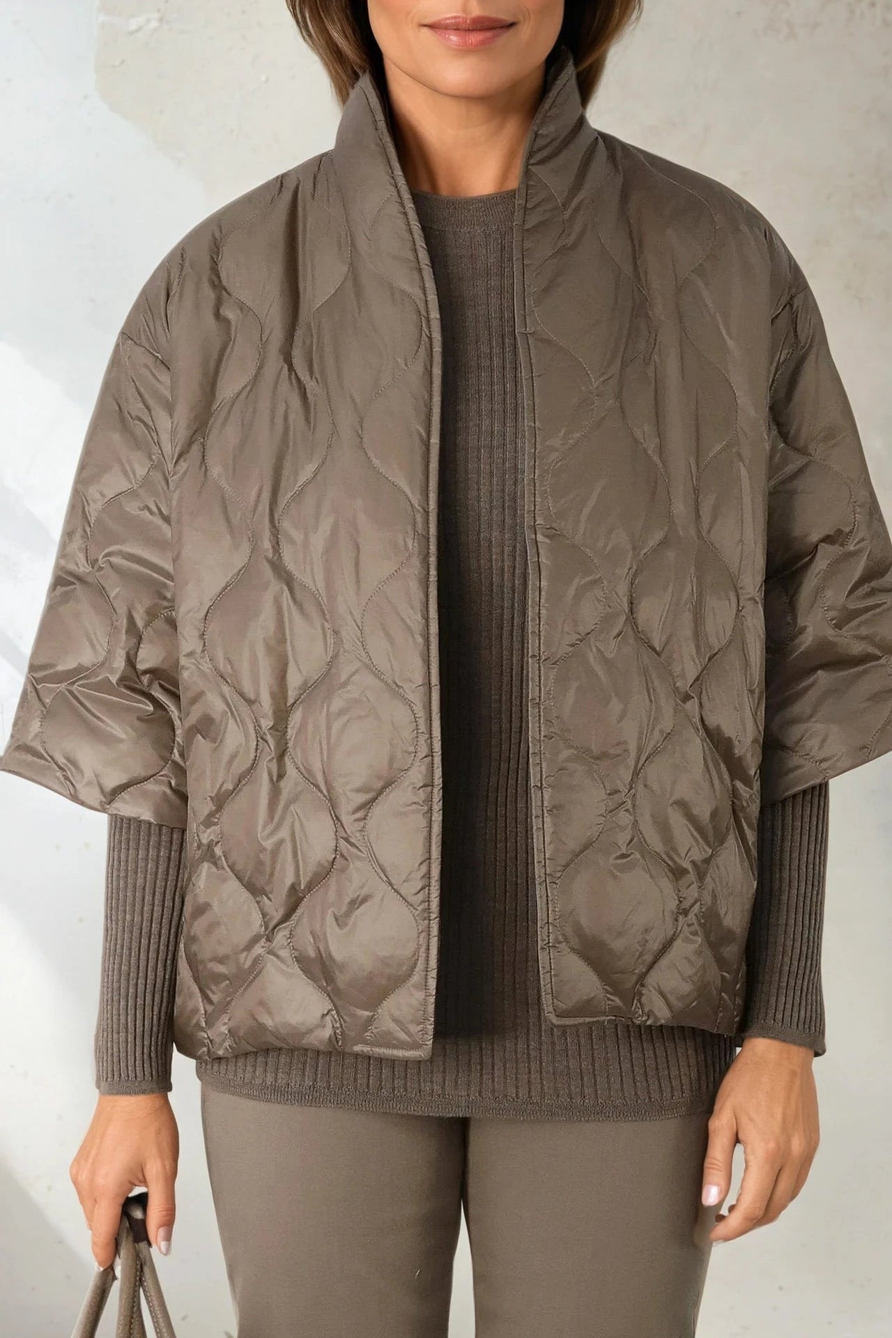 ROMANGA RIBBED LONG SLEEVE CREW IN FINE ITALIAN MERINO - Jarbo
