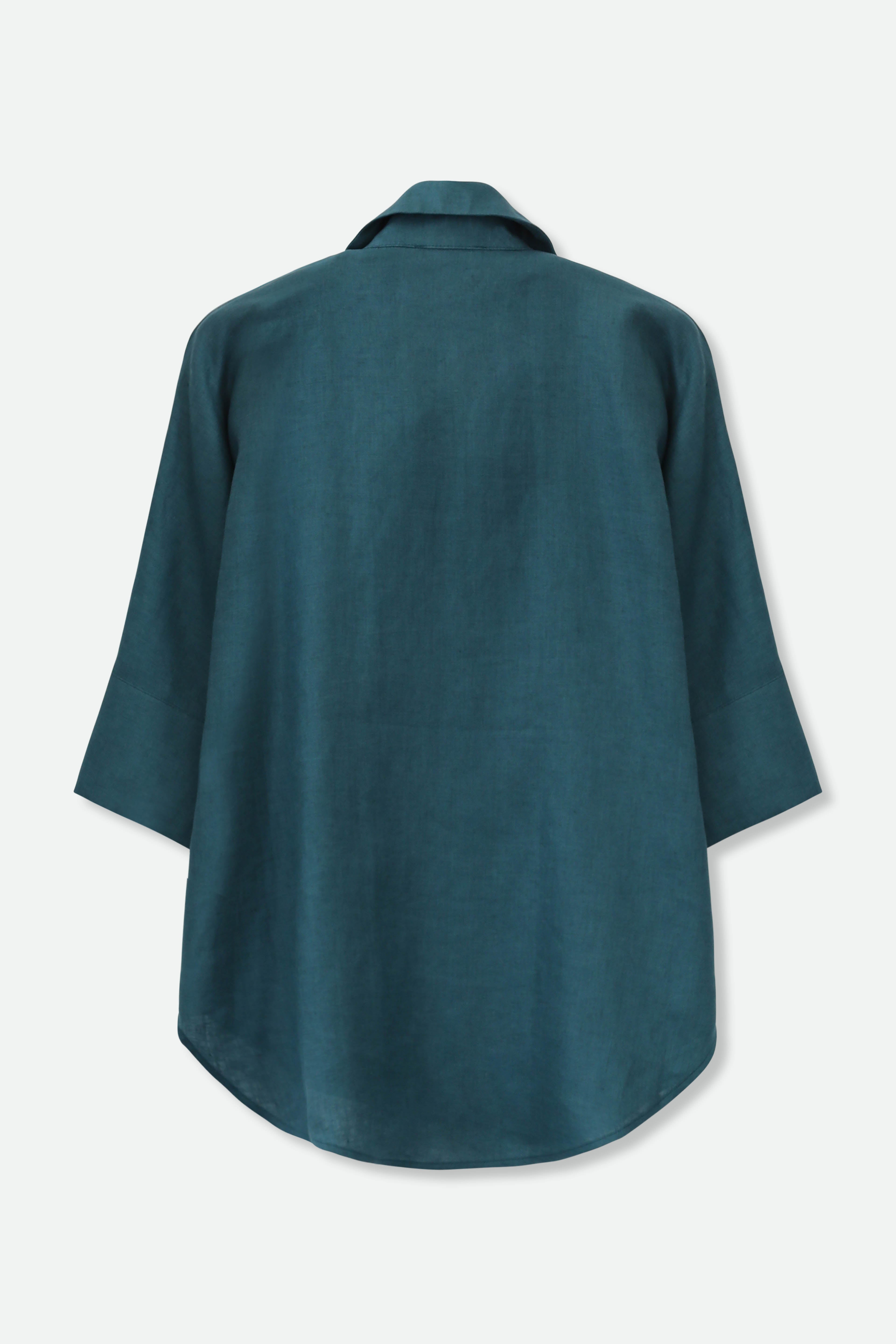 SAHANA DOLMAN SHIRT IN LINEN - Jarbo