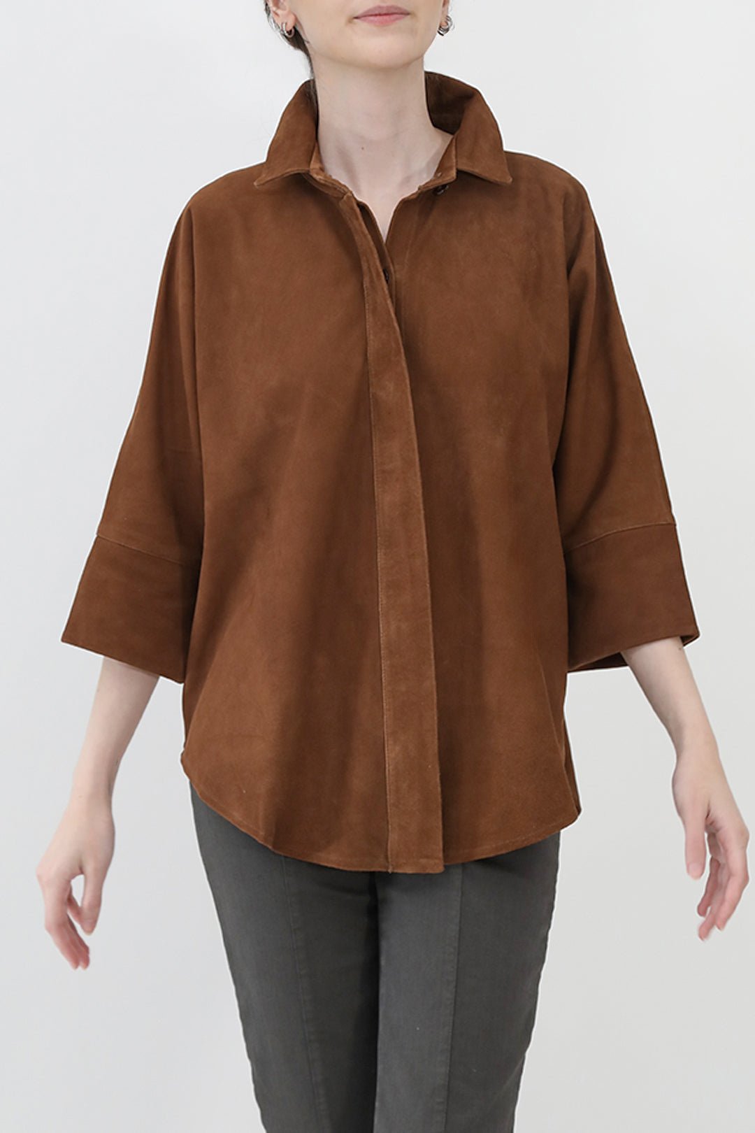 SAHANA DOLMAN SUEDE JACKET - Jarbo