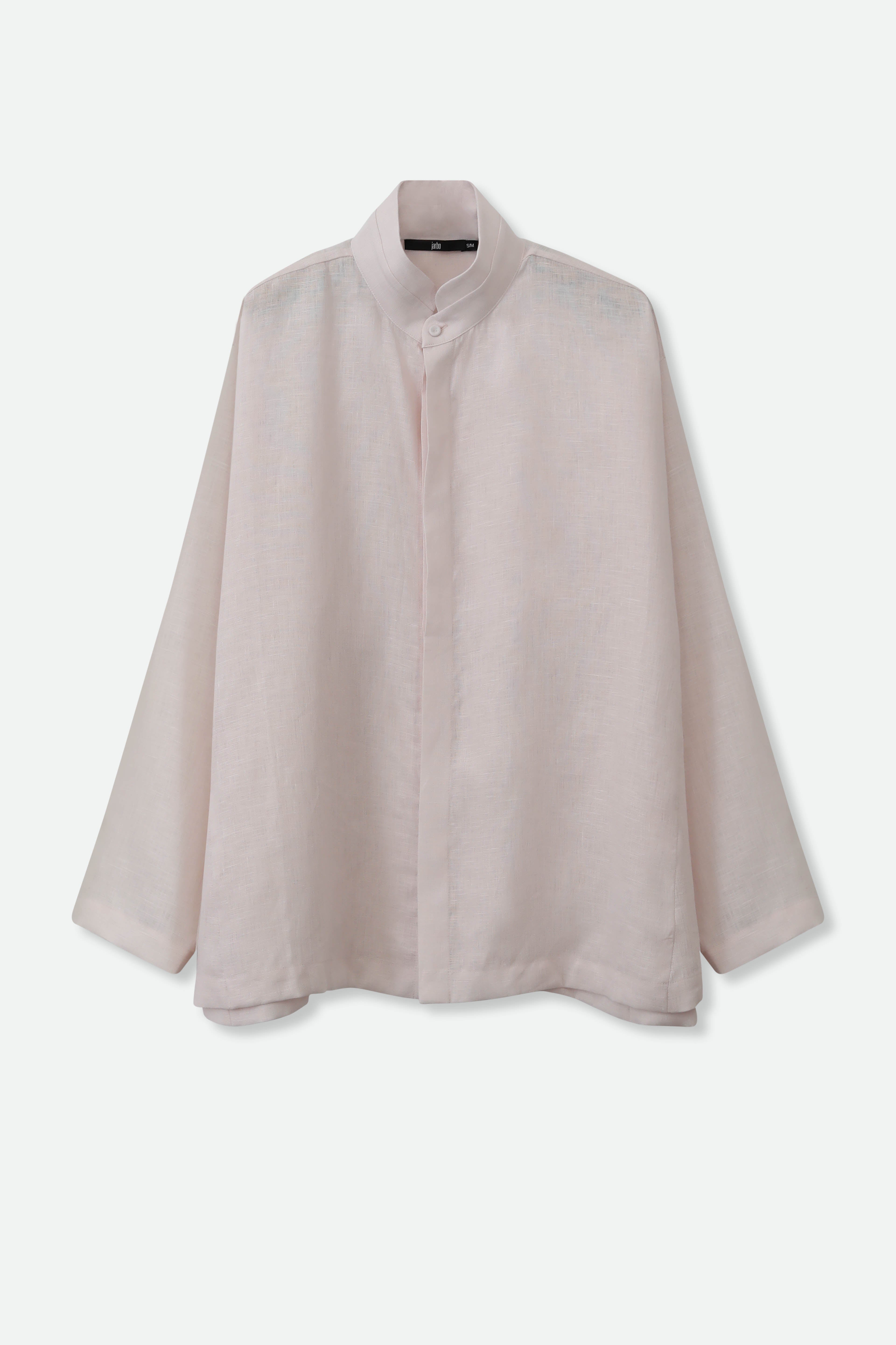 SAIGE OVERSIZE SHIRT IN ITALIAN LINEN - Jarbo