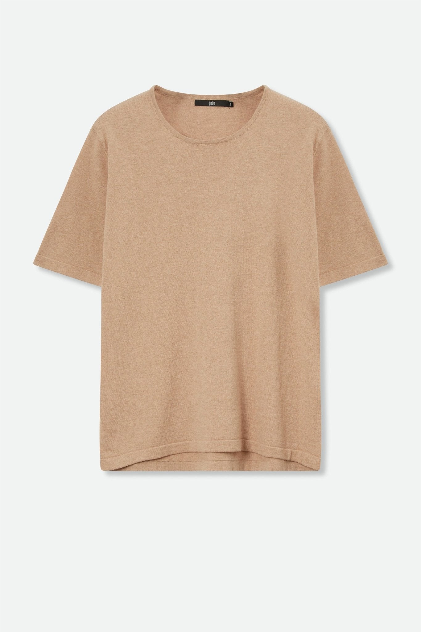 SAMI ELBOW SLEEVE TEE IN PIMA COTTON KNIT - Jarbo