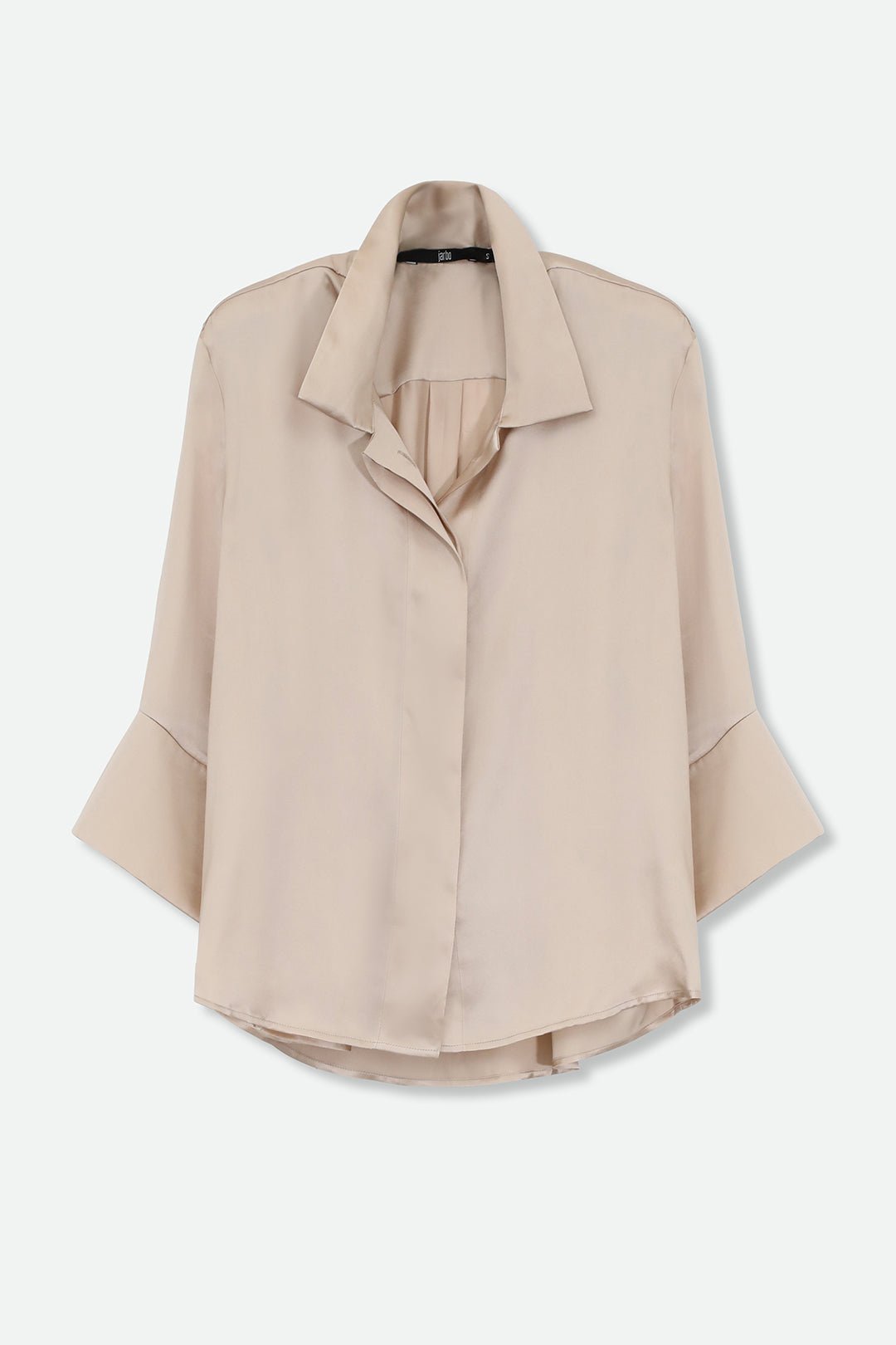 SANDRINE SHIRT IN SILK CHARMEUSE - Jarbo