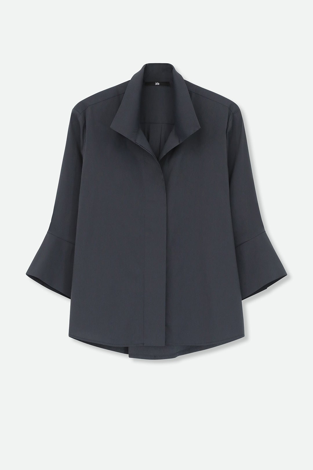 SANDRINE WIDE - CUFF SHIRT IN ITALIAN COTTON POPLIN - Jarbo