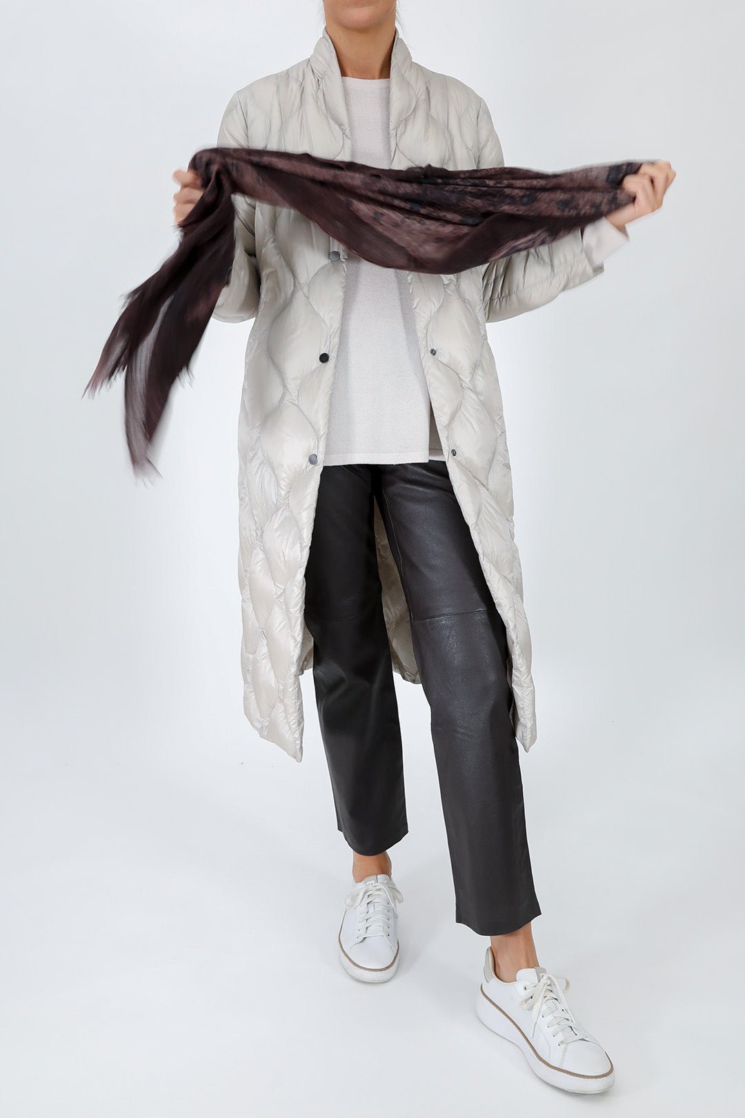 SAVANNA SCARF IN HAND - DYED CASHMERE - Jarbo