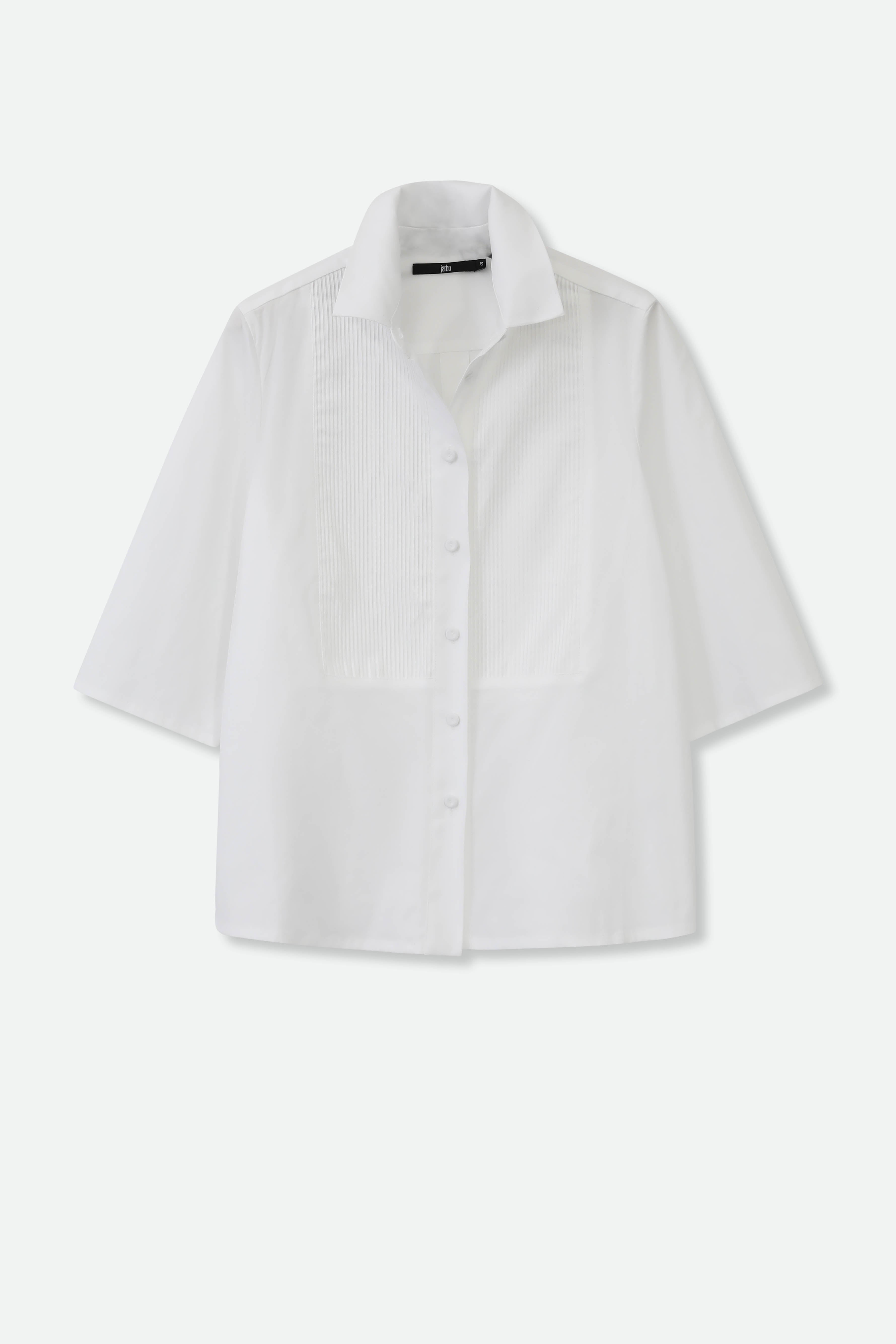 SERENADE MICRO PLEAT CAMP SHIRT ITALIAN COTTON - Jarbo