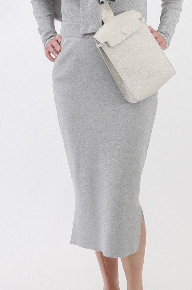 SICILY PENCIL SKIRT IN KNIT PIMA COTTON STRETCH - Jarbo