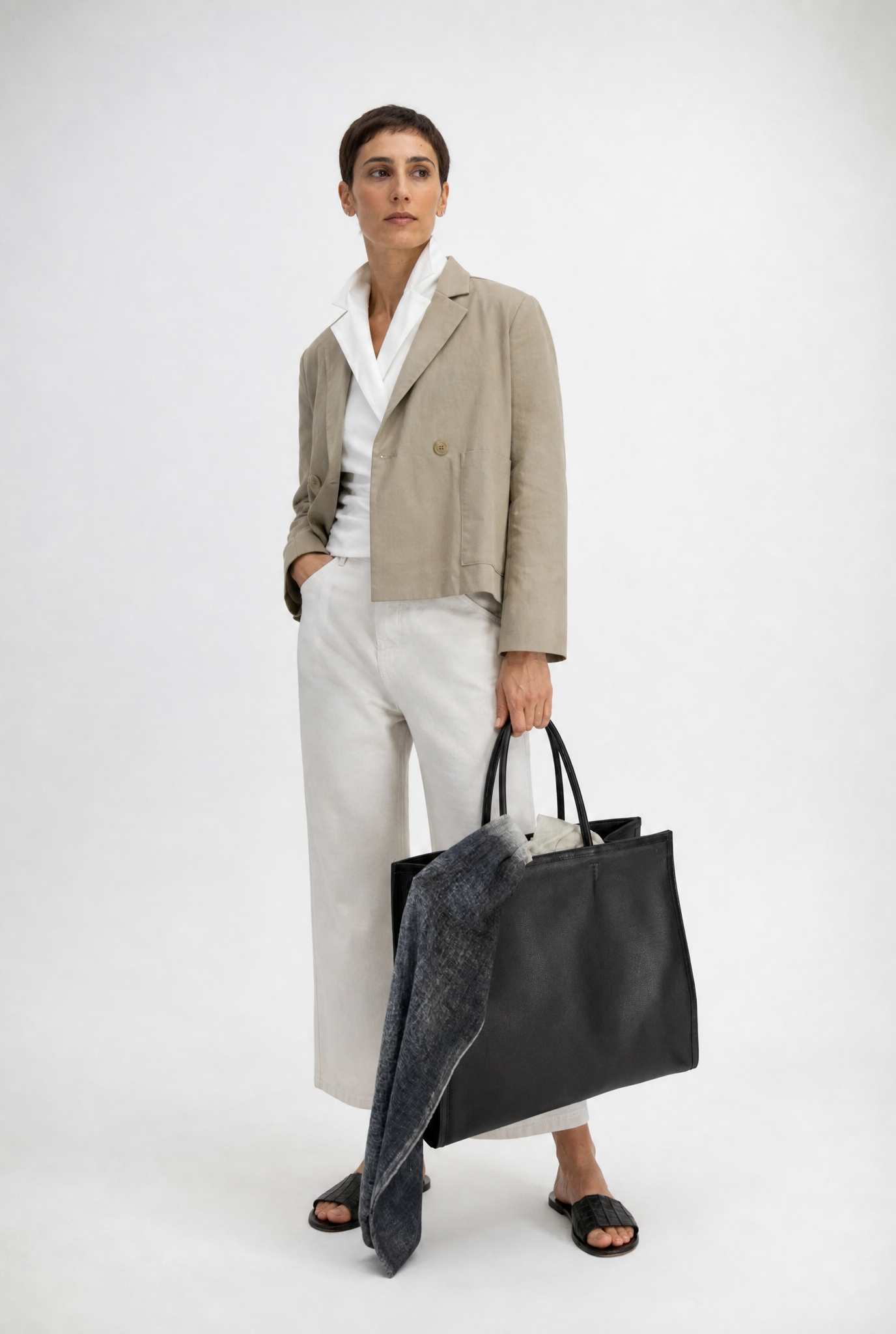 BERNAY BLAZER IN ITALIAN STRETCH COTTON