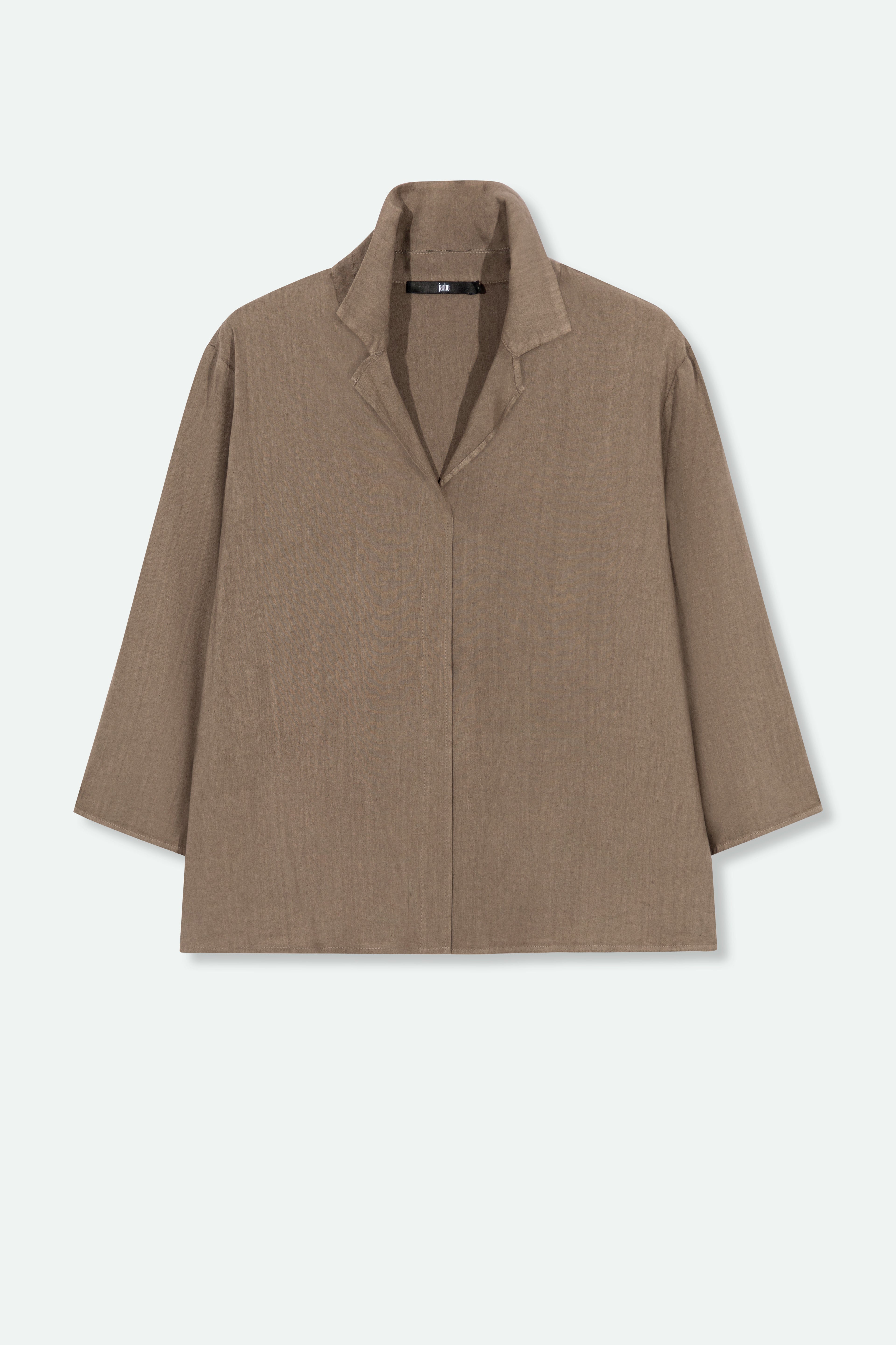SORELLA SHIRT IN ITALIAN LINEN STRETCH - Jarbo