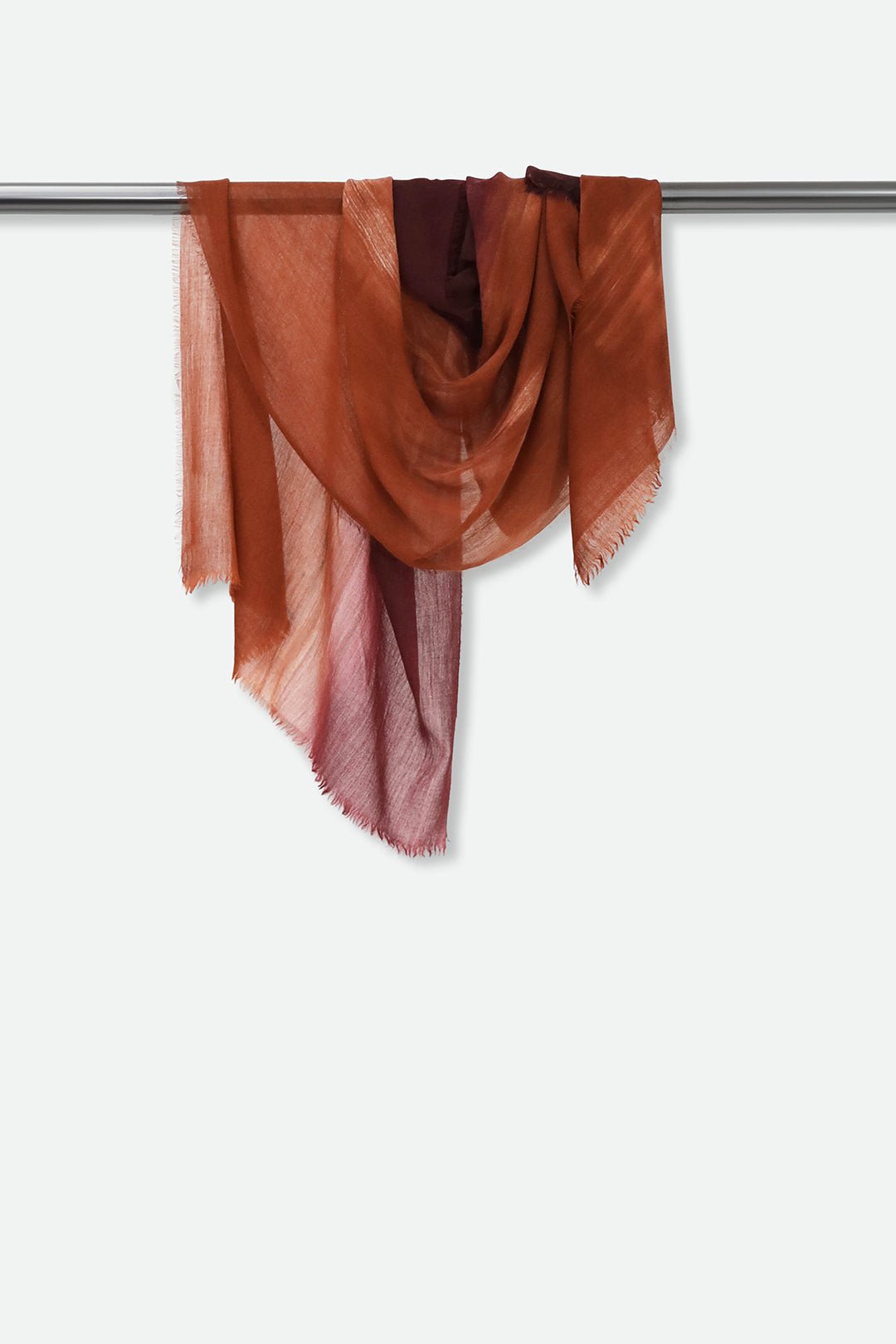 SPICED BORDEAUX ITALIAN CASHMERE SCARF - Jarbo