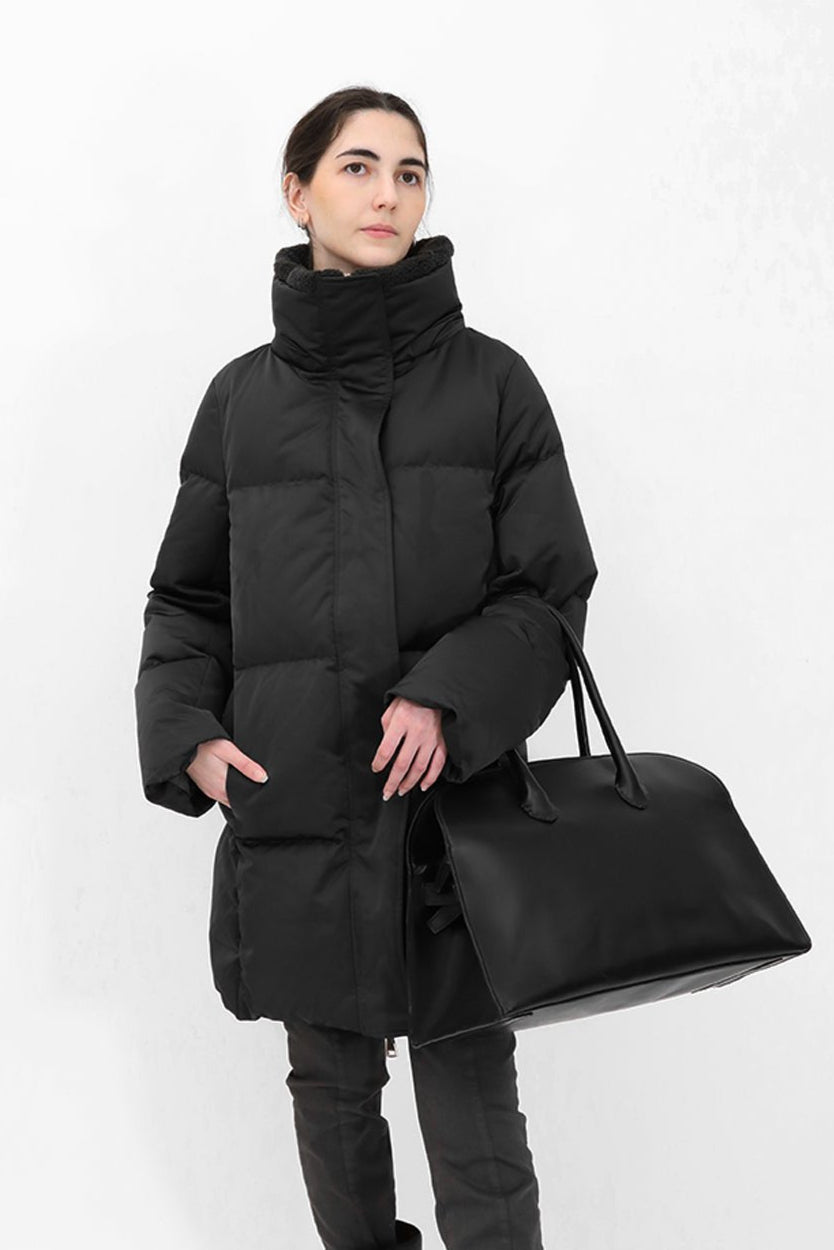 ST MORITZ COAT IN SATIN GOOSE DOWN - Jarbo