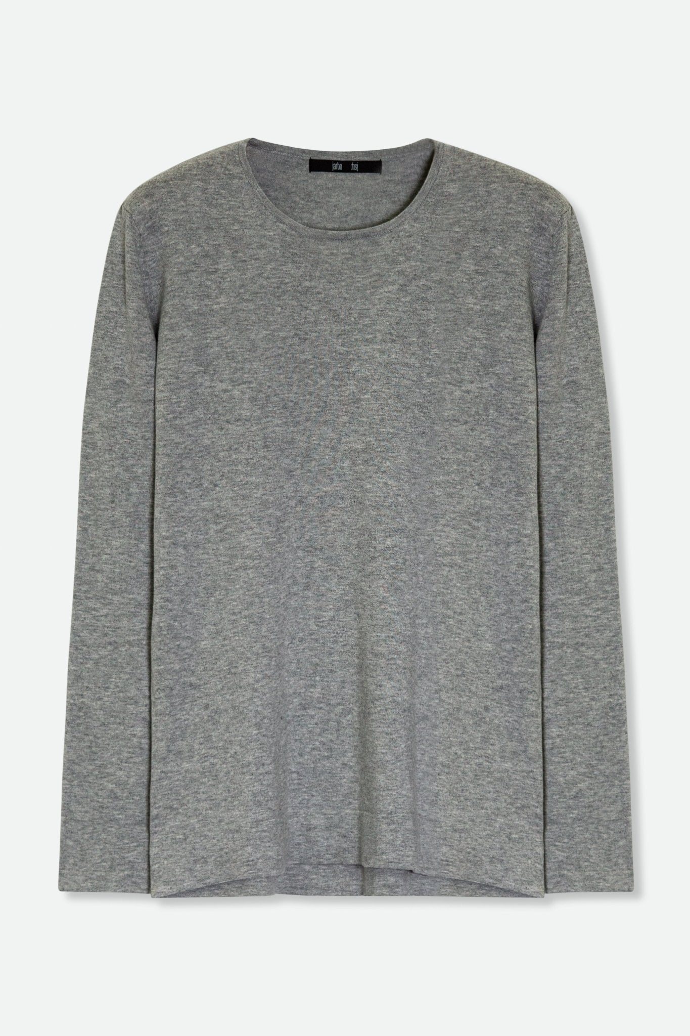 STEVIE LONG SLEEVE CREW IN KNIT PIMA COTTON - Jarbo